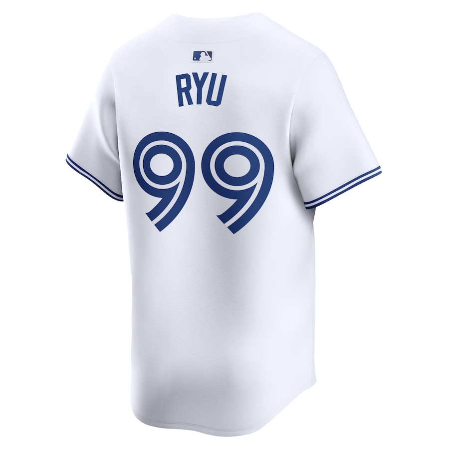 Hyun Jin Ryu 99 Toronto Blue Jays Home Limited Player White MLB Jersey Men's