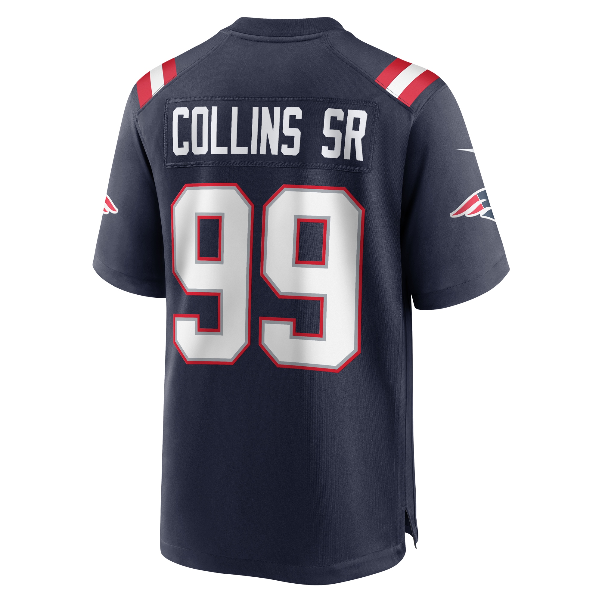 New England Patriots Jamie Collins Sr. Navy Home Game Player NFL Jersey Men's