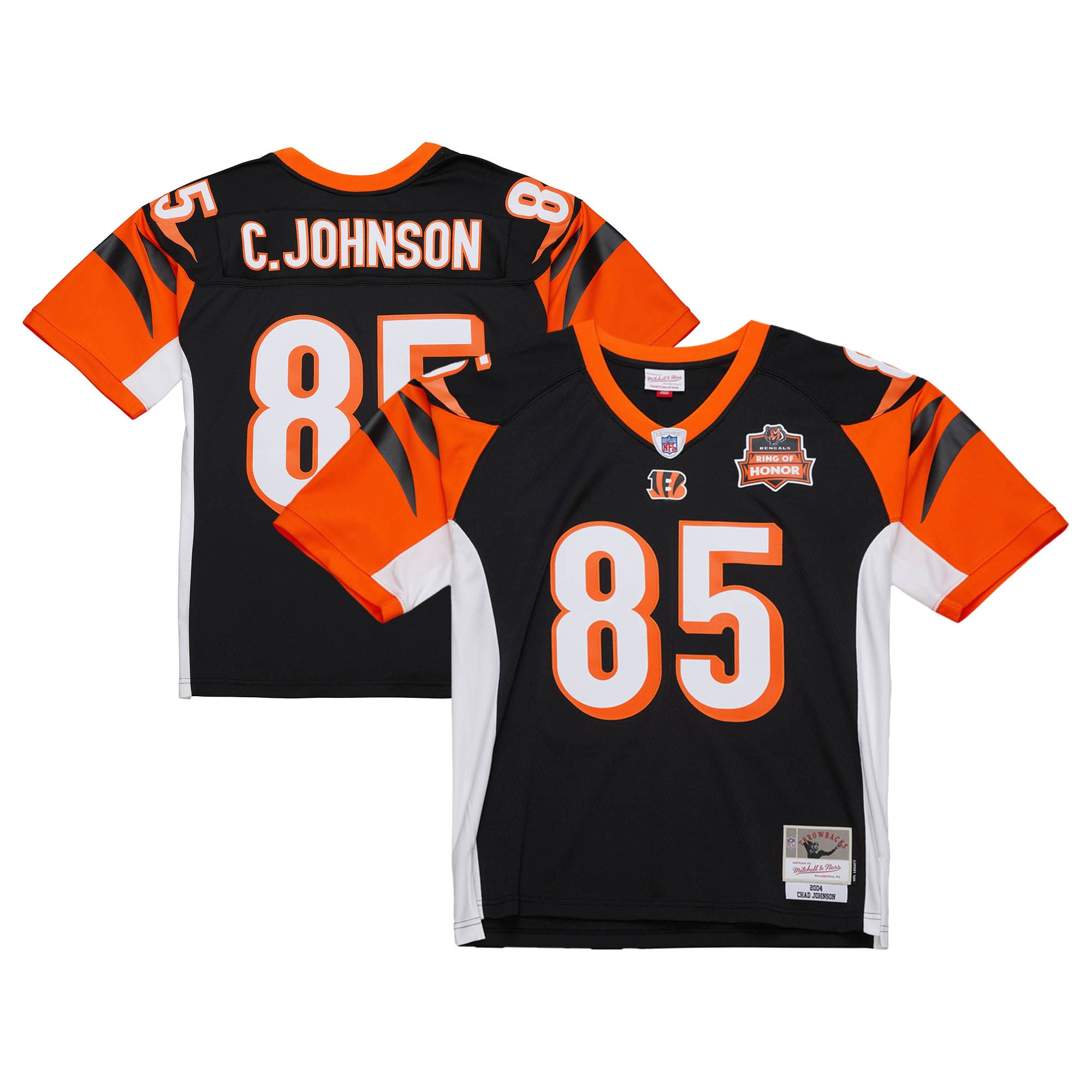 Cincinnati Bengals Chad Johnson Mitchell Ness Black 2004 Legacy NFL Jersey Men's