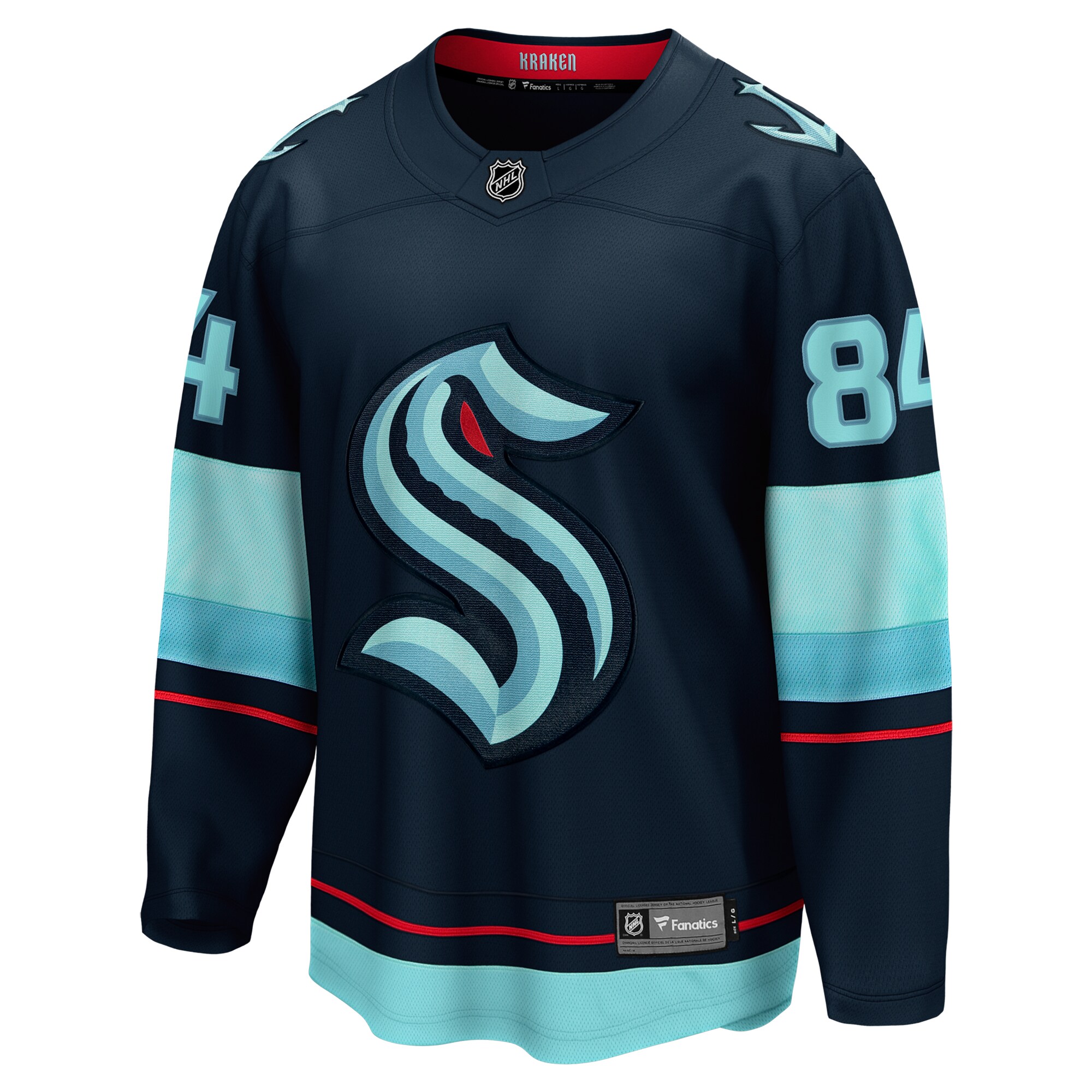 Seattle Kraken Kaapo Kakko Deep Sea Blue Home Breakaway Player NHL Jersey Men's
