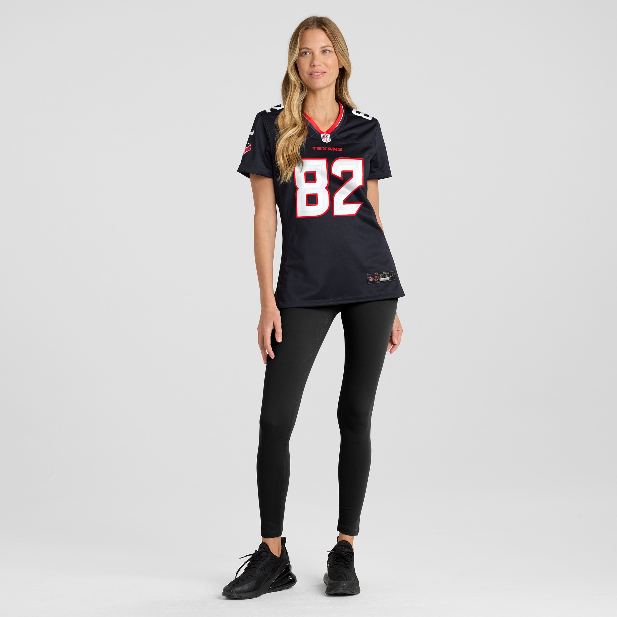 Houston Texans Steven Sims Navy Team Game NFL Jersey Women's