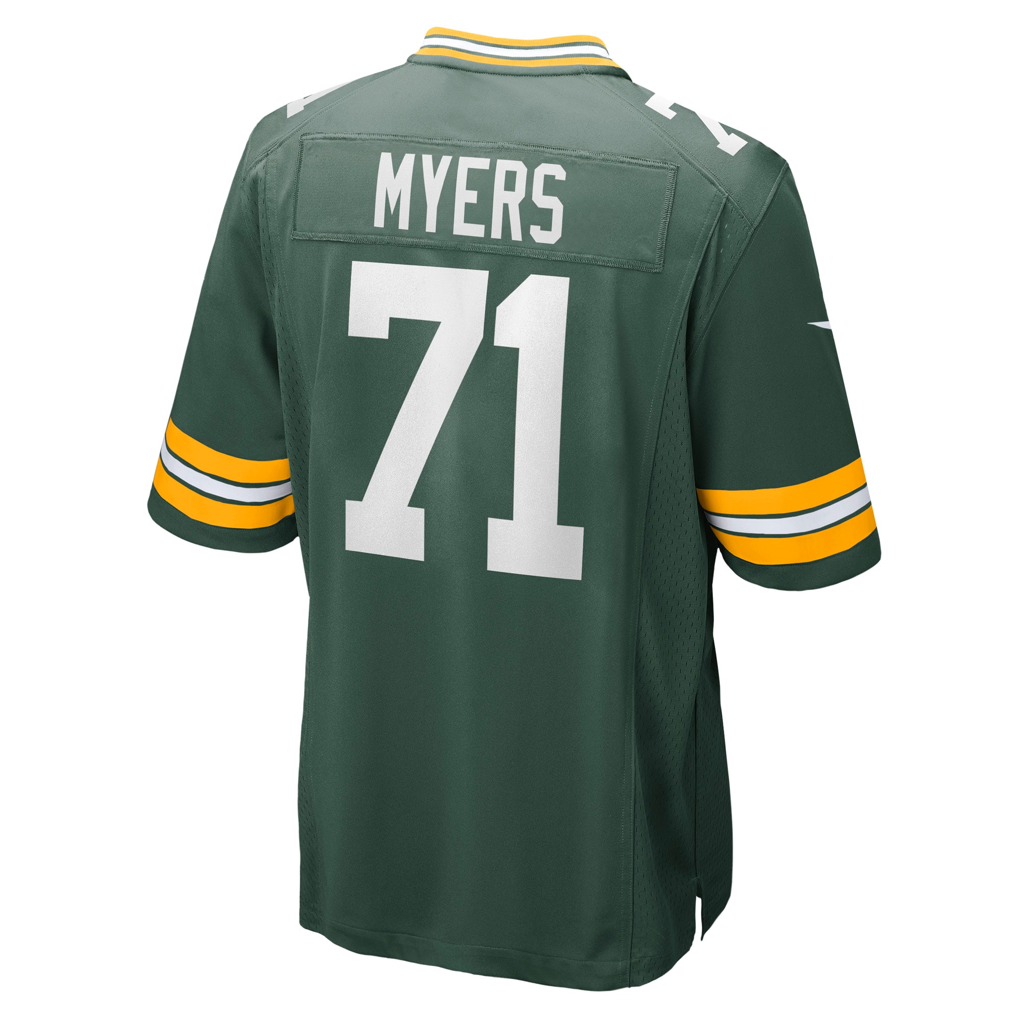 Green Bay Packers Josh Myers Green Game NFL Jersey Men's