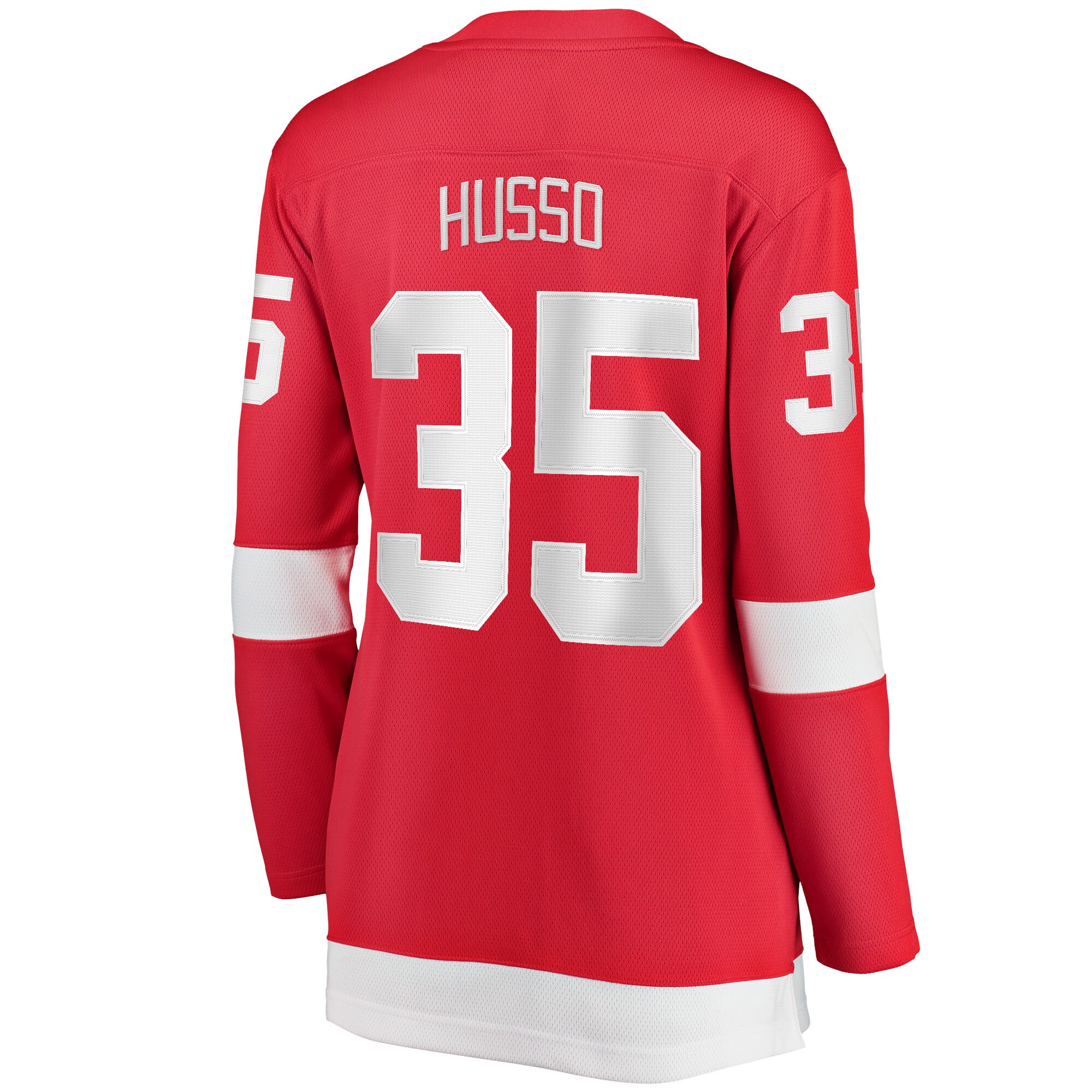 Detroit Red Wings Ville Husso Red Home Breakaway Player NHL Jersey Women's