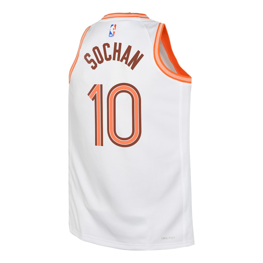 Jeremy Sochan 10 San Antonio Spurs 2023/24 City Edition Swingma White NBA Jersey Youth
