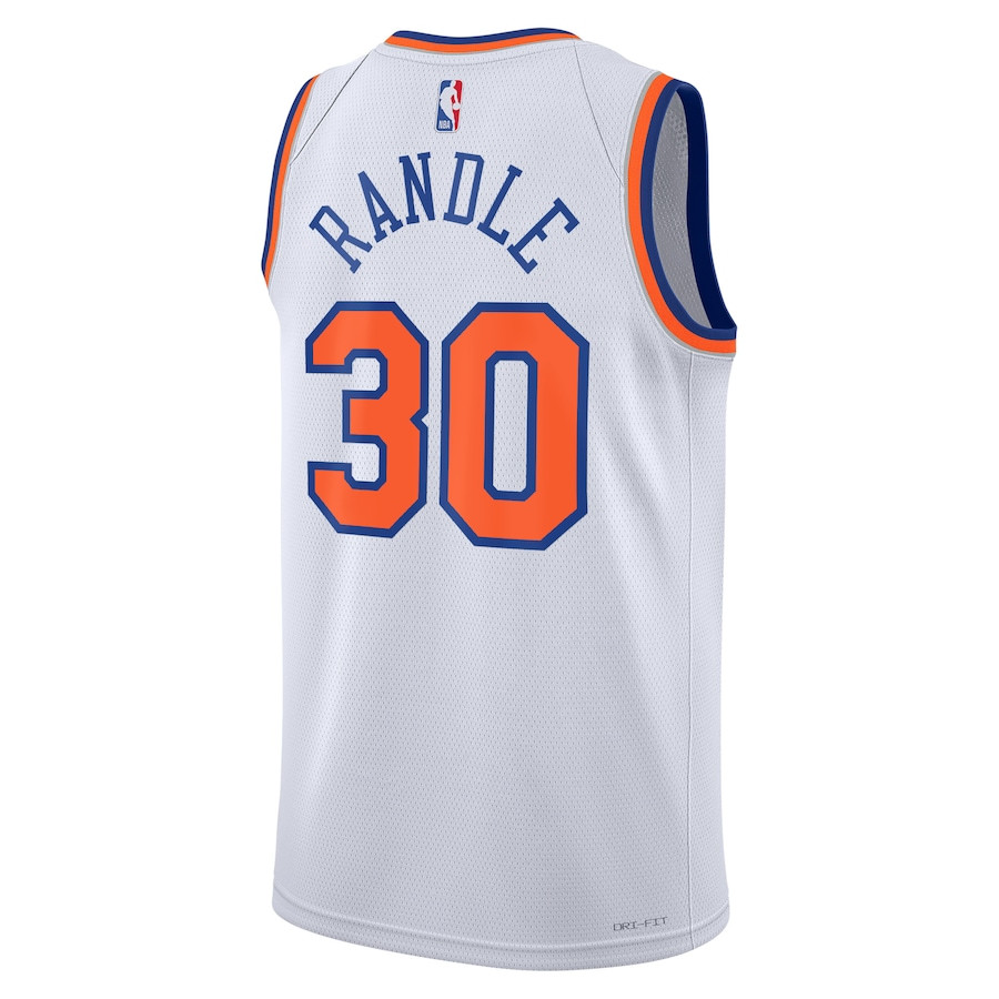 Julius Randle 30 New York Knicks Unisex Swingman Association Editio White NBA Jersey Unisex