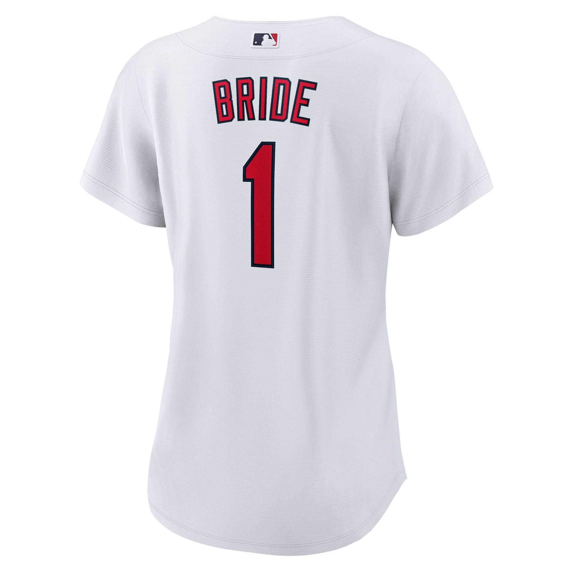 St. Louis Cardinals White #1 Bride Home MLB Jersey Women's