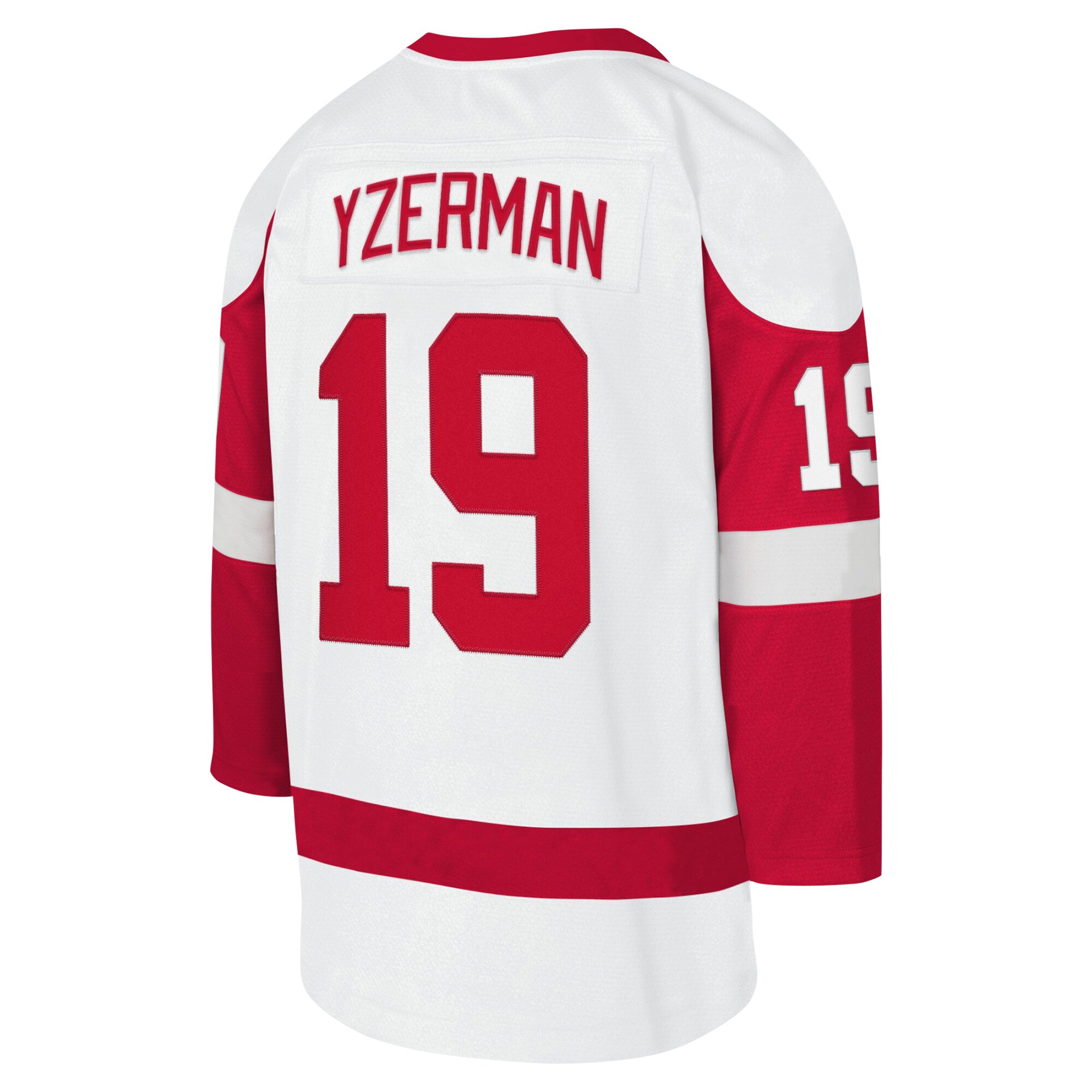 Detroit Red Wings Steve Yzerman Mitchell Ness White 1983-84 Blue Line Player NHL Jersey Youth