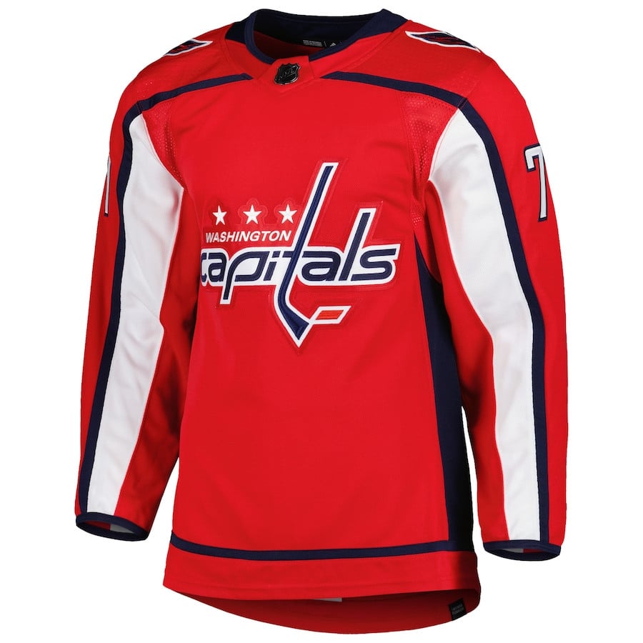 TJ Oshie 77 Washington Capitals Primegreen Red NHL Jersey Men's