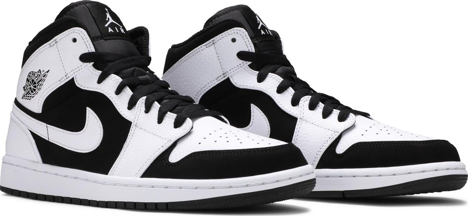 Air Jordan 1 Retro Mid Tuxedo 554724-113