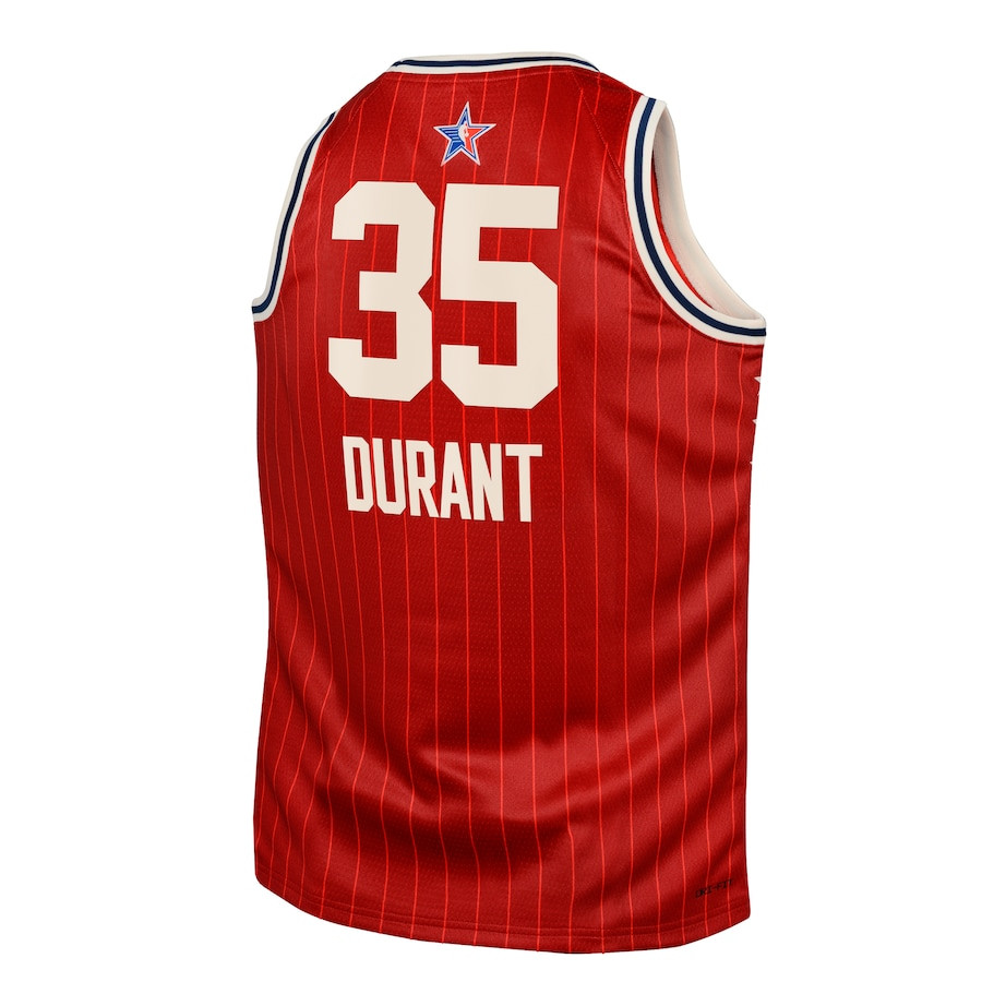 Kevin Durant 35 2024 All Star Game Swingma Crimson NBA Jersey Youth