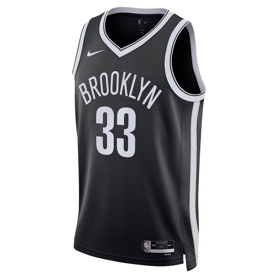 Nic Claxton 33 Brooklyn Nets Unisex Swingman Icon Edition Black NBA Jersey Unisex