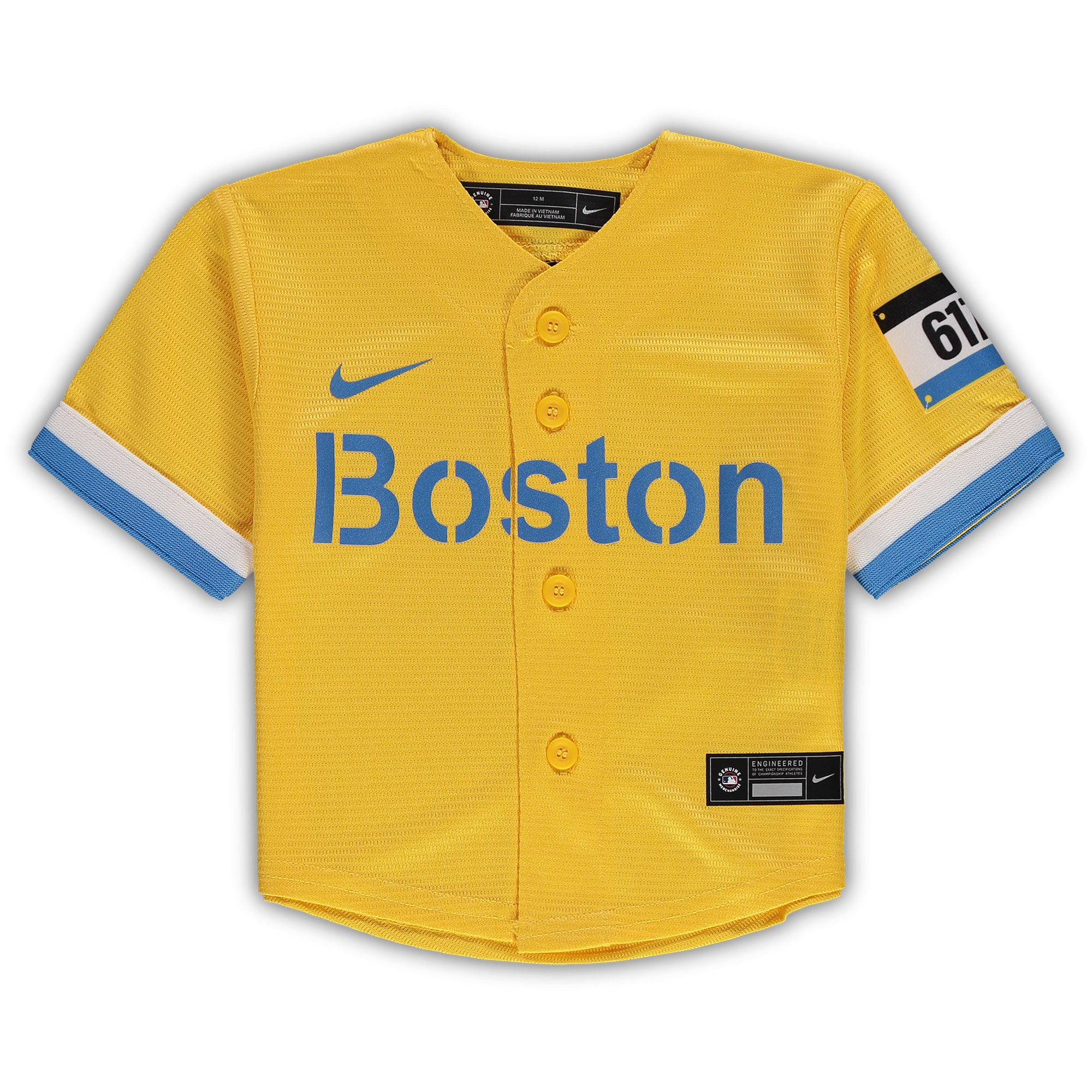 Infant Boston Red Sox Gold City Connect MLB Jersey Men's