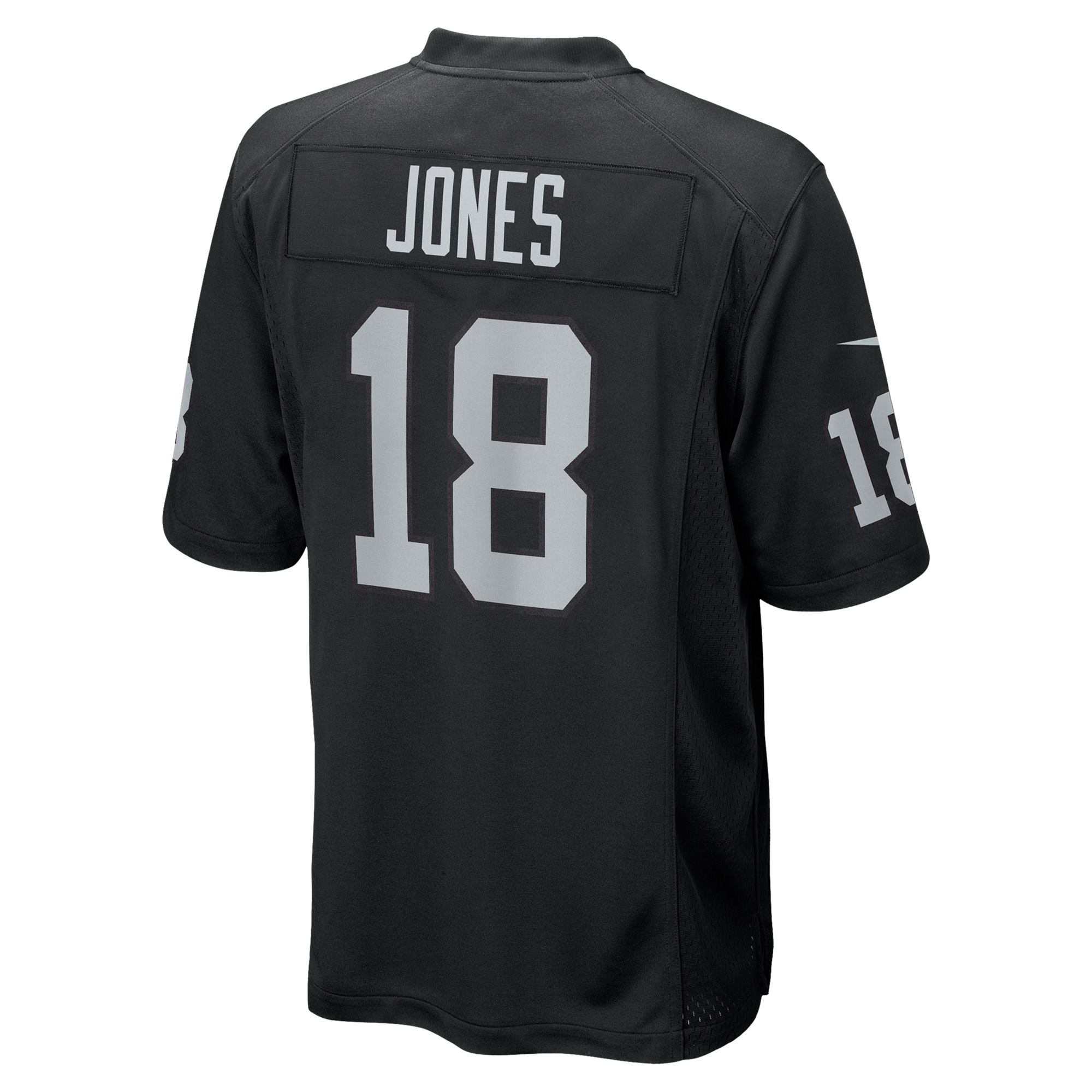 Las Vegas Raiders Jack Jones Black Team Game NFL Jersey Men's