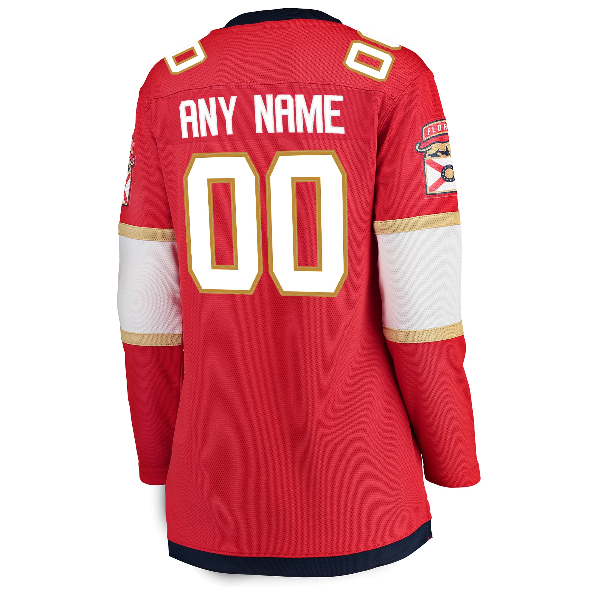 Florida Panthers Red Home Breakaway Custom NHL Jersey Women's