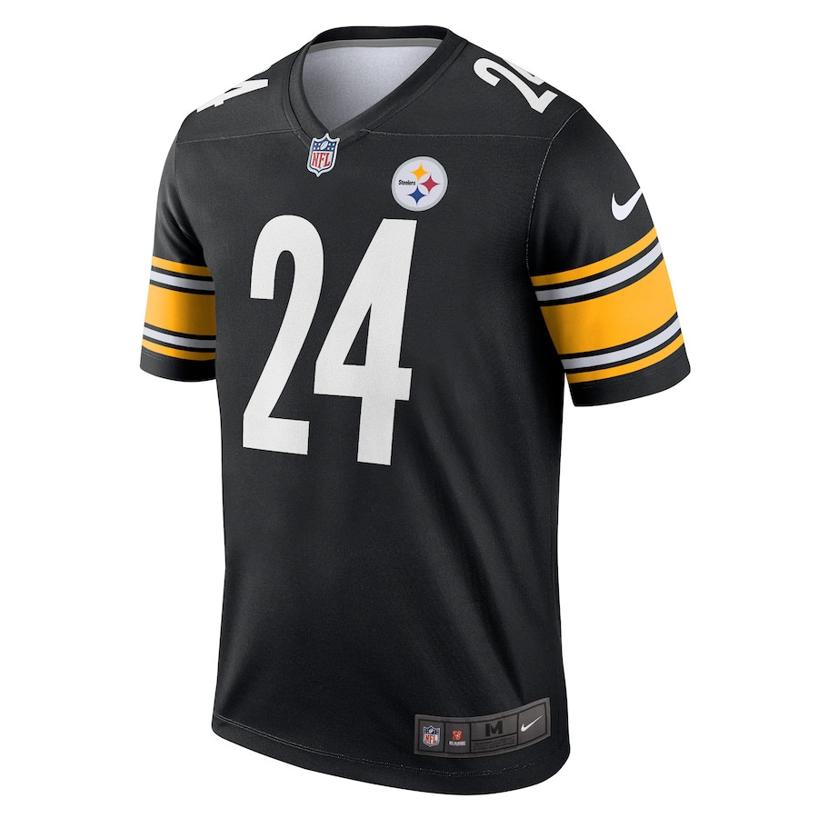 Joey Porter Jr. 24 Pittsburgh Steelers Legend Black NFL Jersey Men's