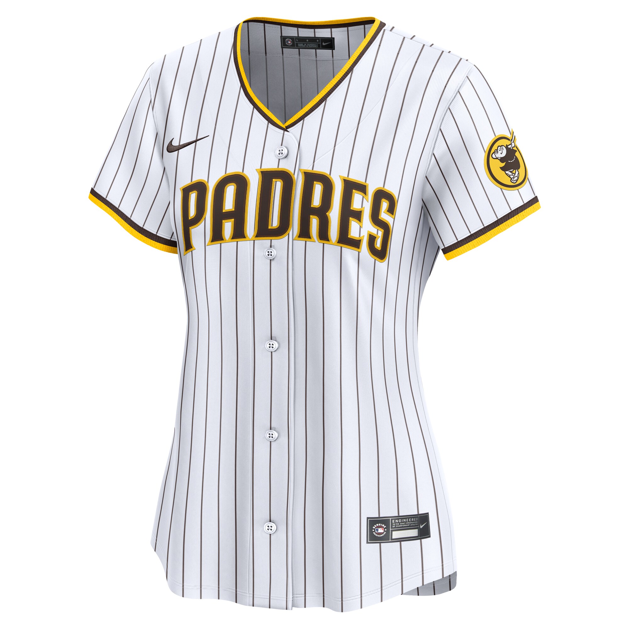 San Diego Padres White #1 Mom Home Limited MLB Jersey Women's