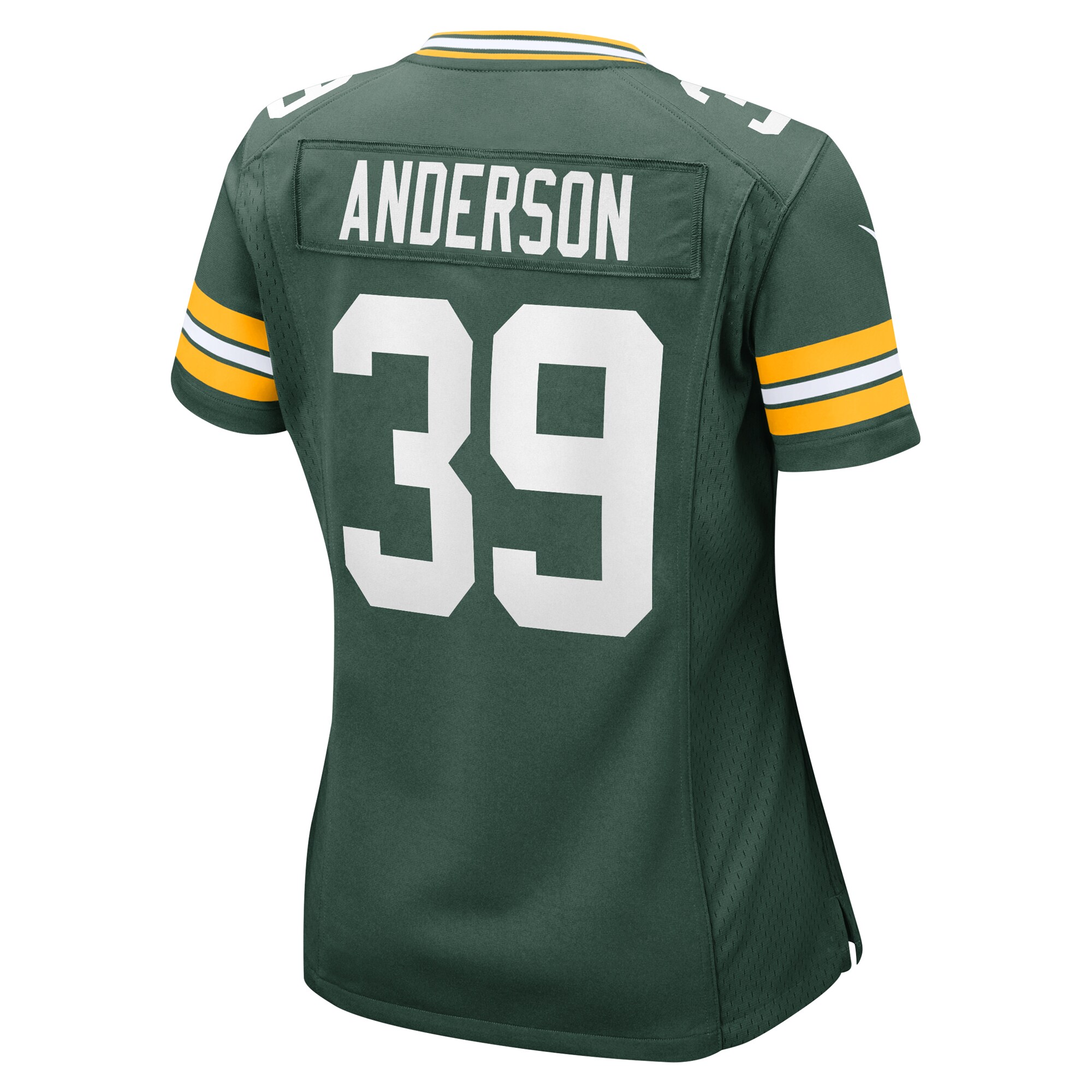Green Bay Packers Zayne Anderson Green Team Game NFL Jersey Women's