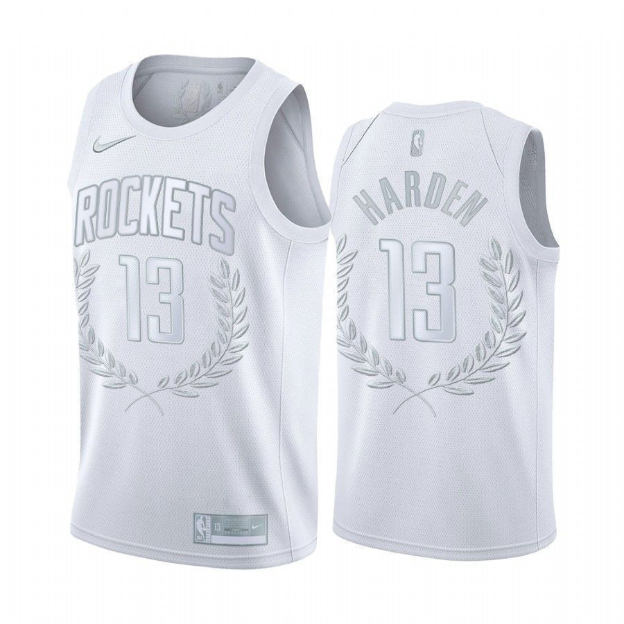 James Harden 13 Houston Rockets White Mvp NBA Jersey Men's
