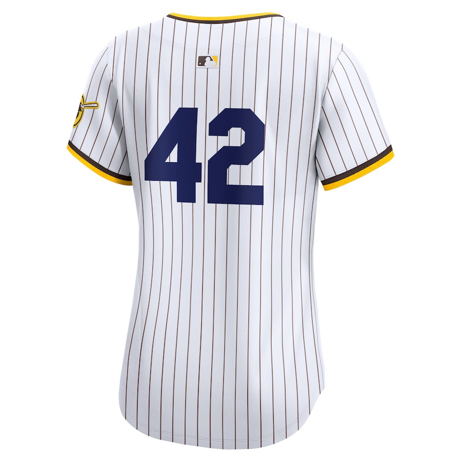 San Diego Padres 2024 Jackie Robinson Day Home Limited White MLB Jersey Women's