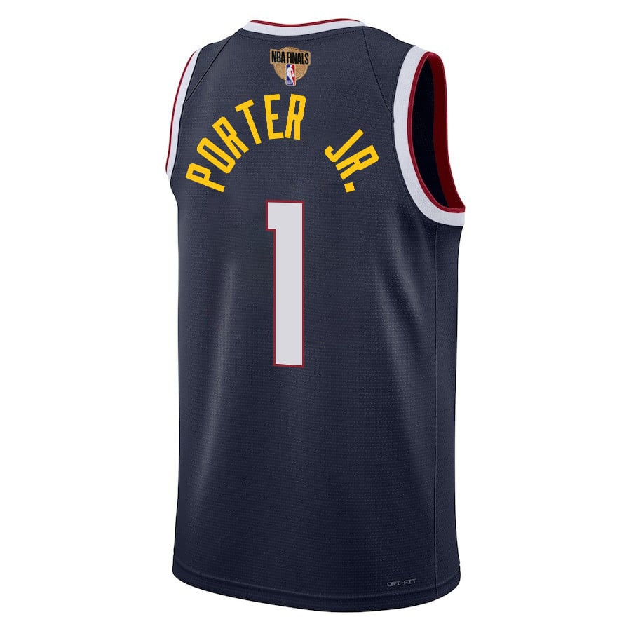 Michael Porter Jr. 1 Denver Nuggets Final Champions 2023 Swingma Black NBA Jersey Youth