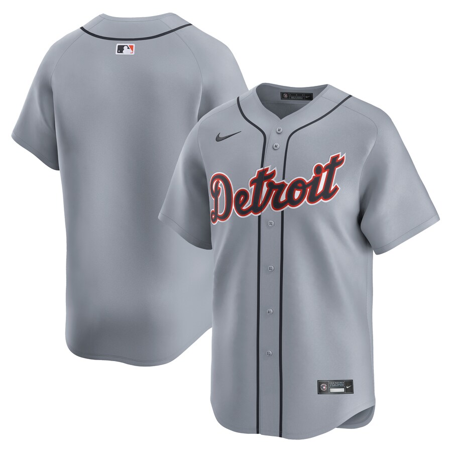 Detroit Tigers Road Limited Jersey Gray