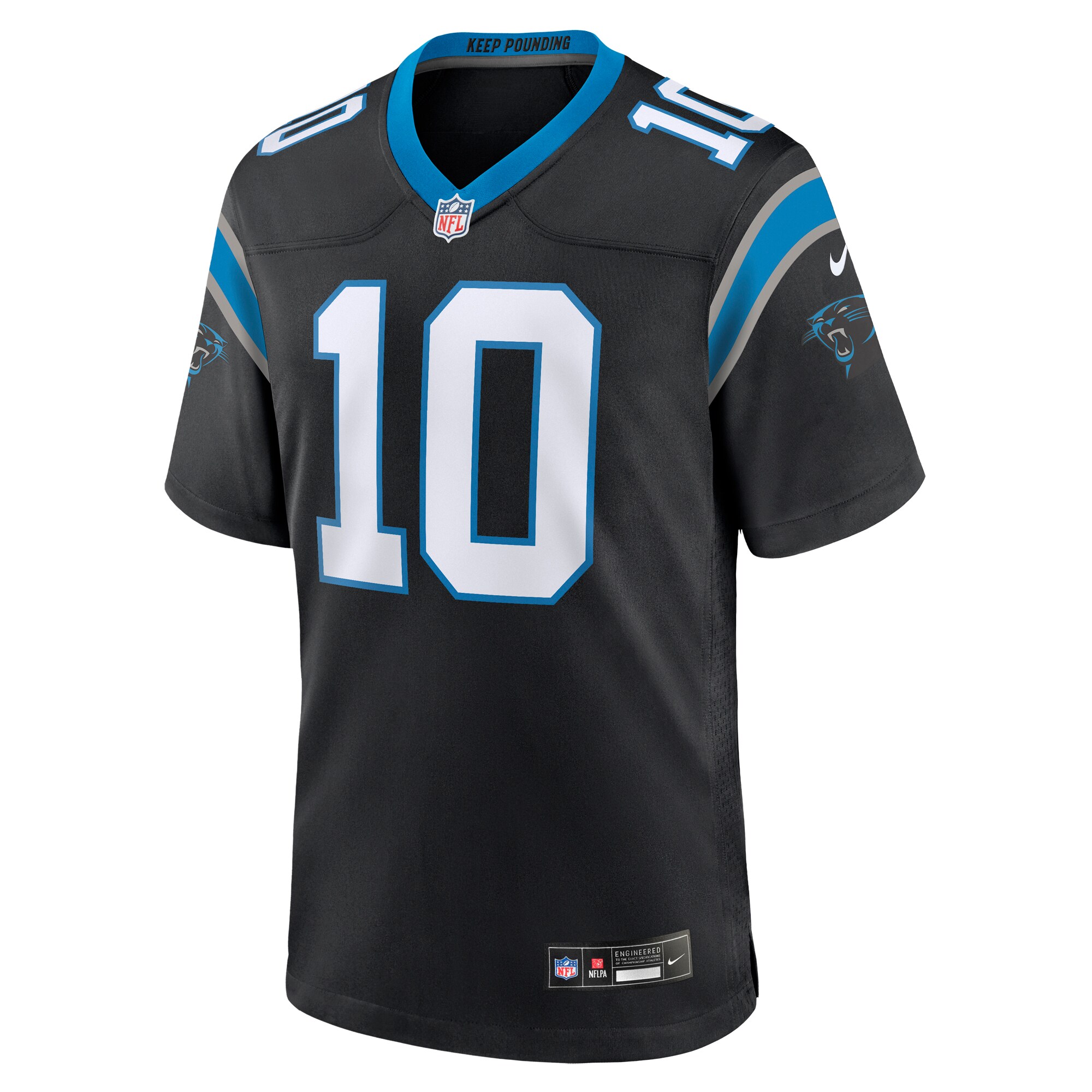 Carolina Panthers Johnny Hekker Black Team Game NFL Jersey Men's