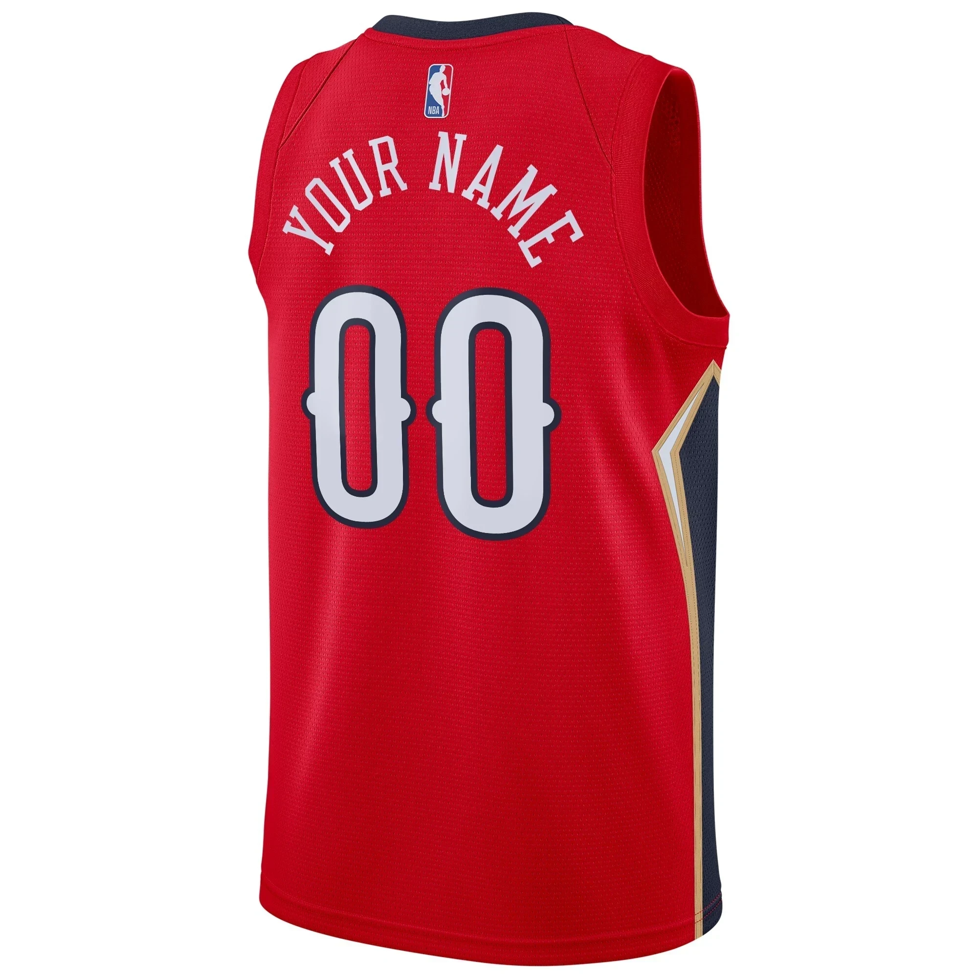 New Orleans Pelicans Swingman Custom Statement Edition Red NBA Jersey Men's