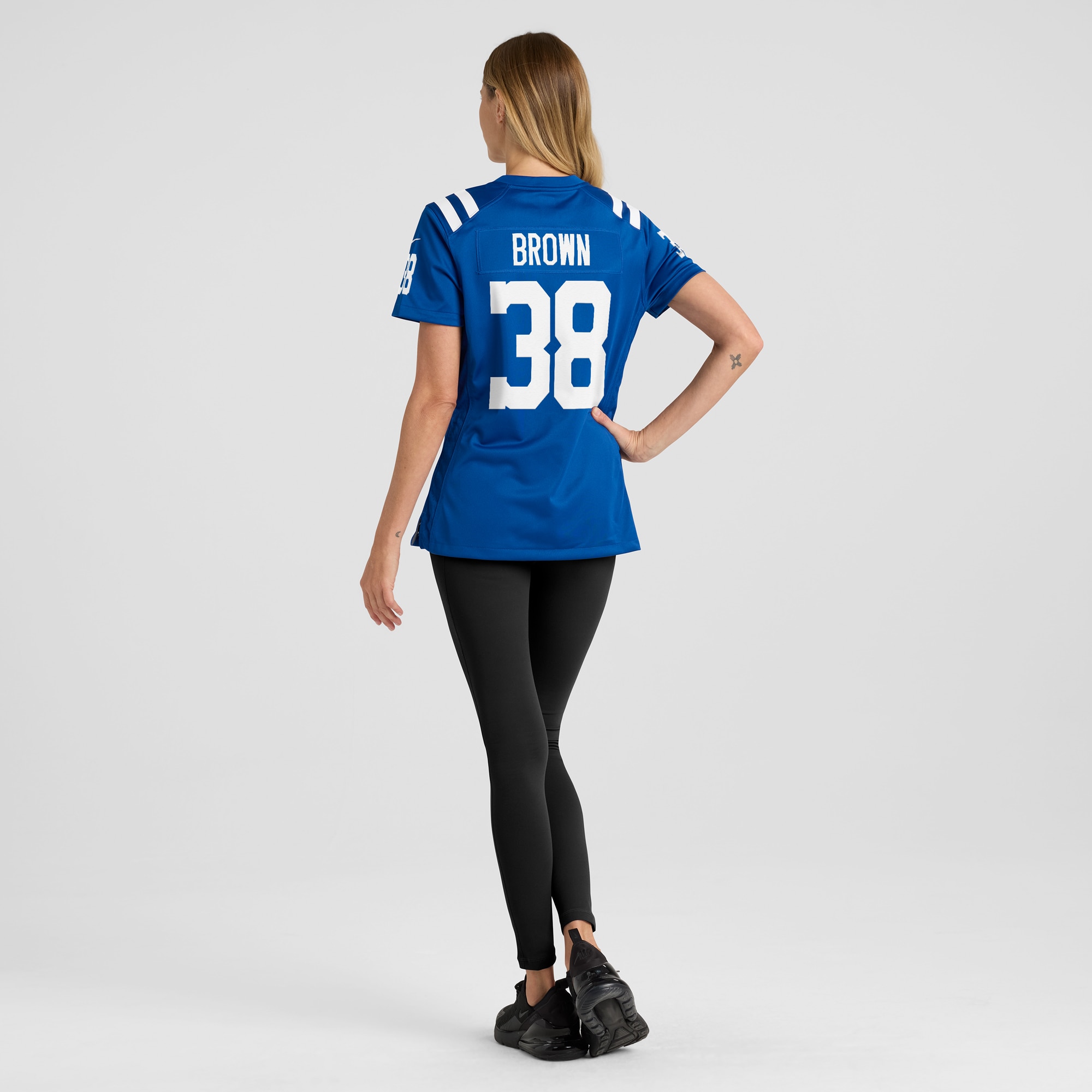 Indianapolis Colts Tony Brown Royal Player Game NFL Jersey Women's
