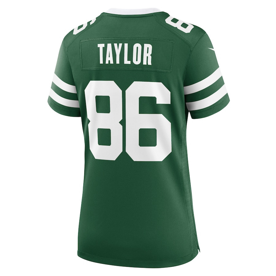 Malik Taylor 86 New York Jets Team Game Legacy Green NFL Jersey Women's