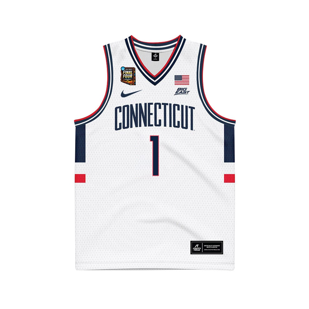 Solomon Ball 1 UConn Huskies 2024 Final Four Patch Unisex NCAA Jersey Unisex