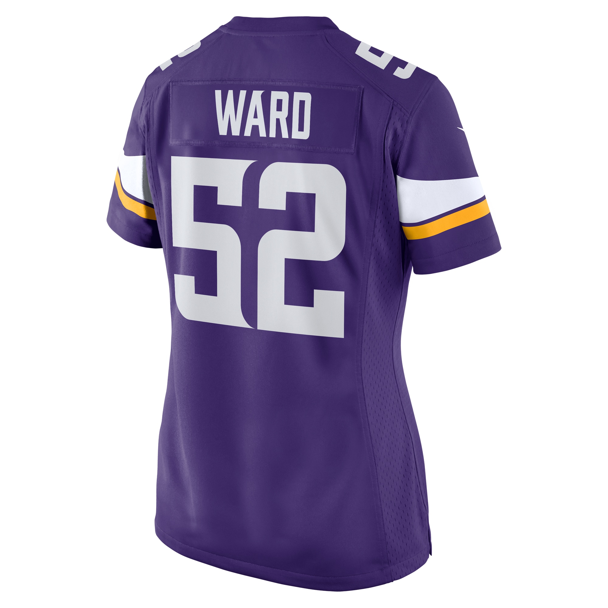 Minnesota Vikings Jihad Ward Purple Team Game NFL Jersey Women's