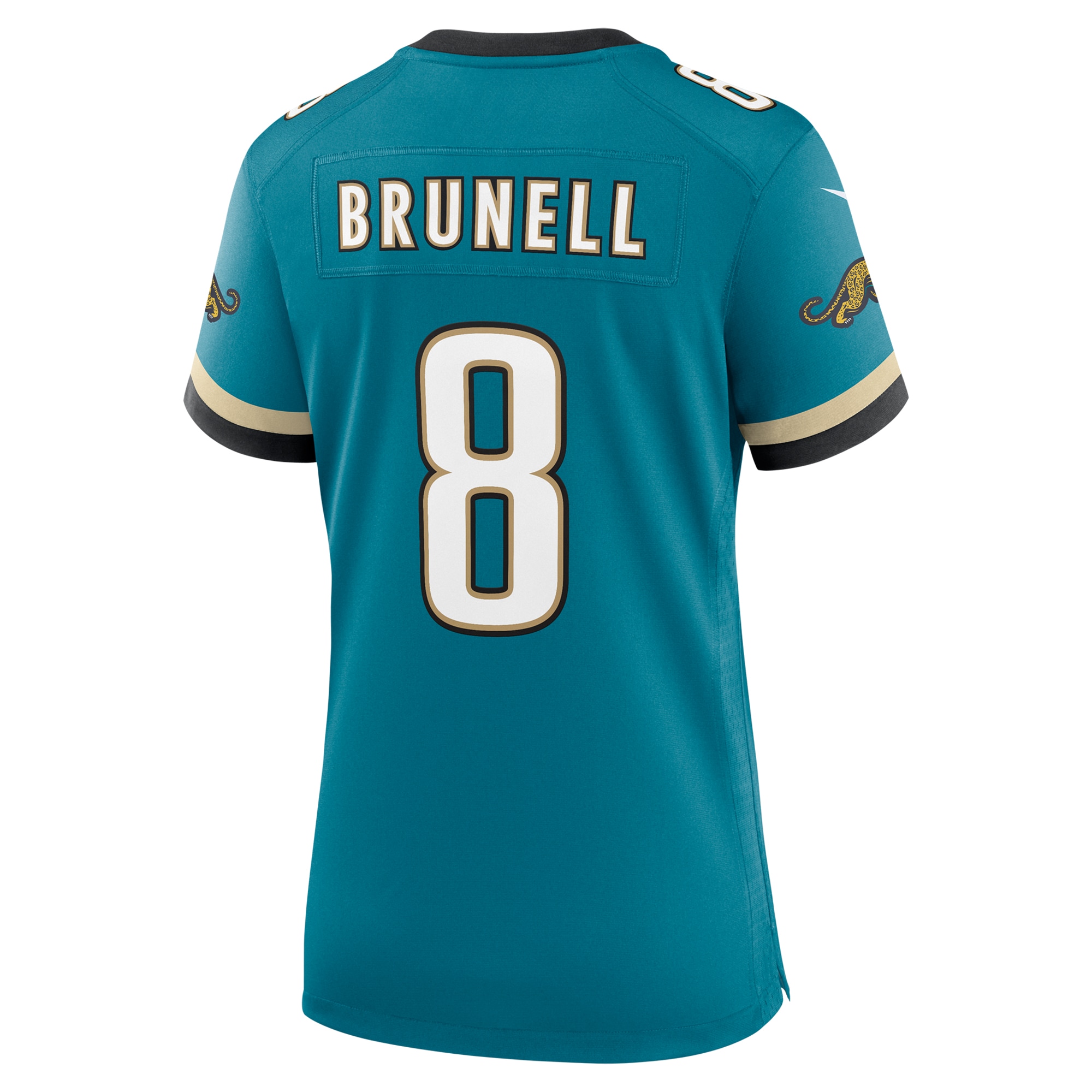 Jacksonville Jaguars Mark Brunell Teal Prowler Throwback Retired Player Game NFL Jersey Women's