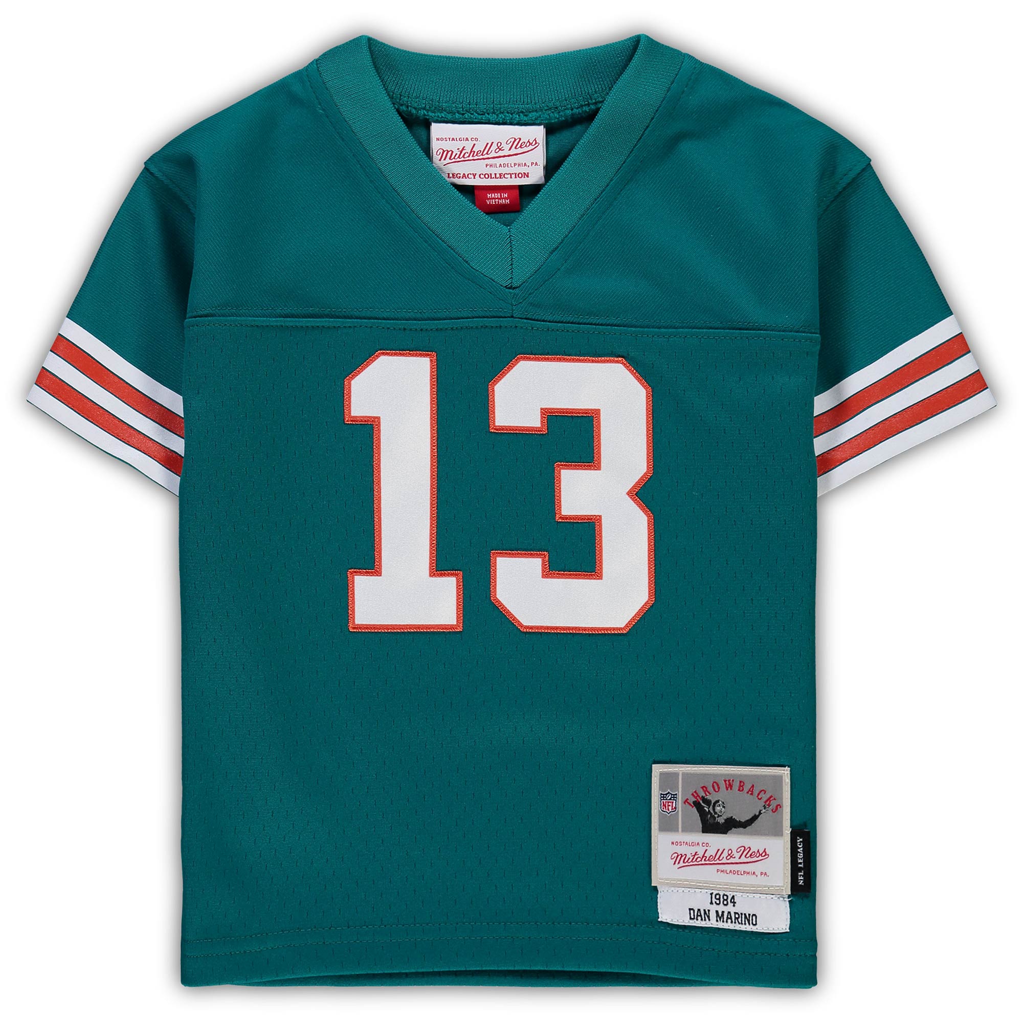 Infant Miami Dolphins Dan Marino Mitchell Ness Aqua 1984 Retired Legacy NFL Jersey Men's