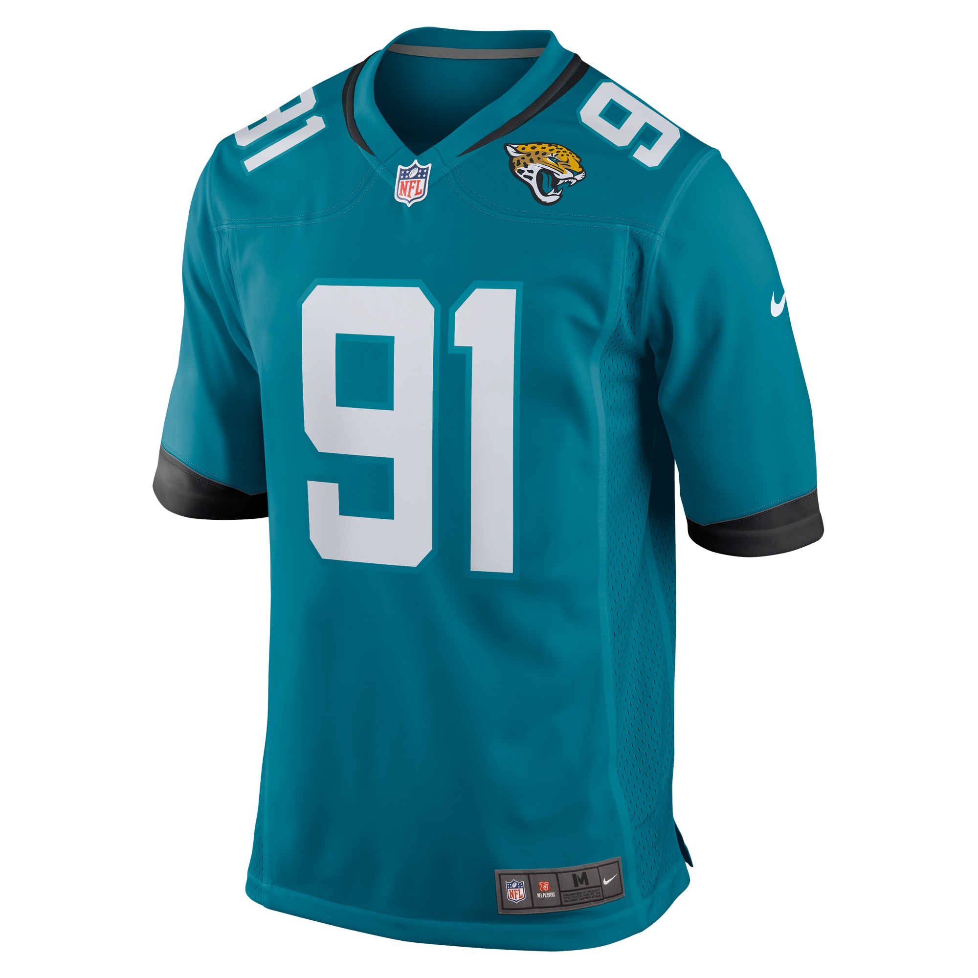 Jacksonville Jaguars Arik Armstead Teal Team Game NFL Jersey Men's