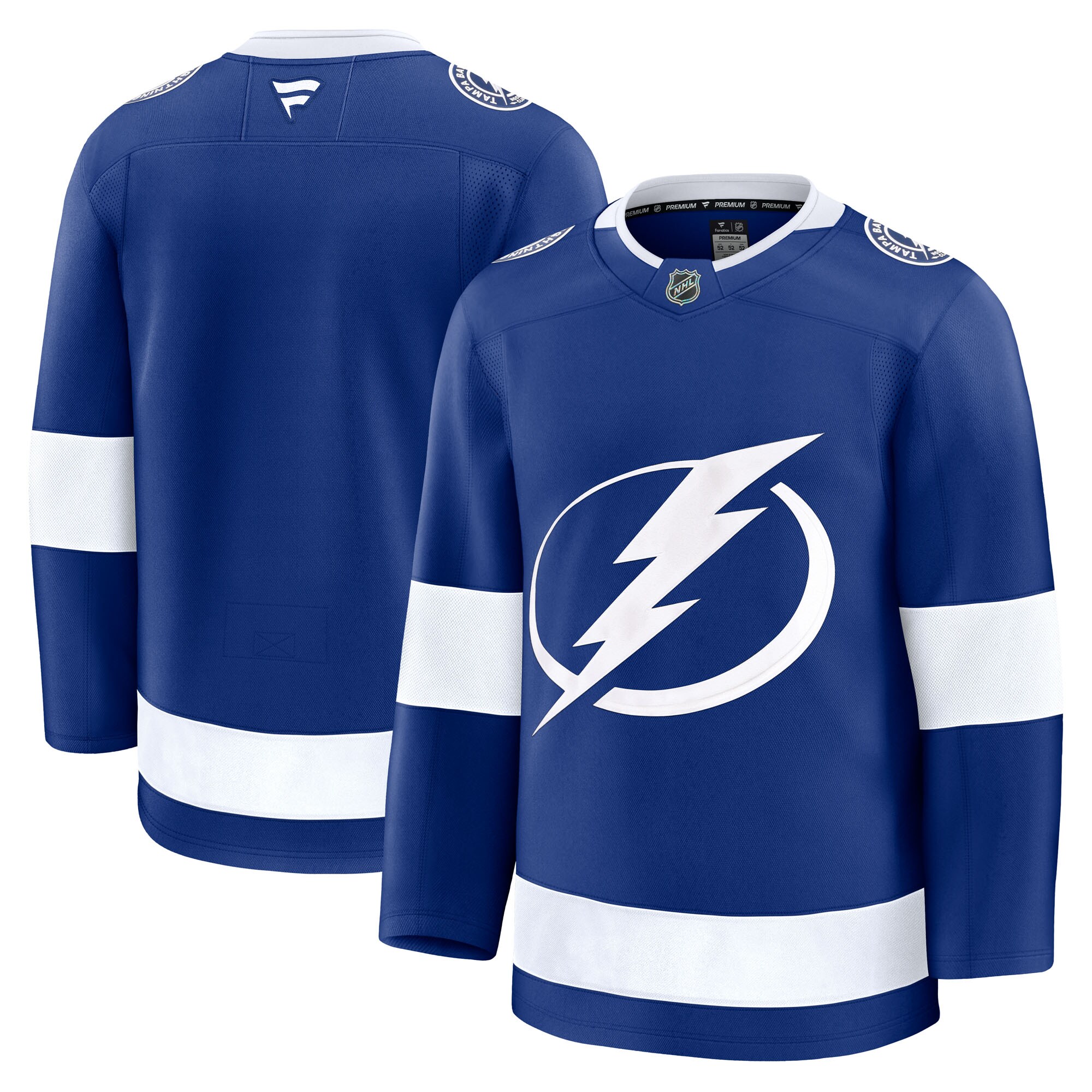 Tampa Bay Lightning Blue Home Premium NHL Jersey Men's