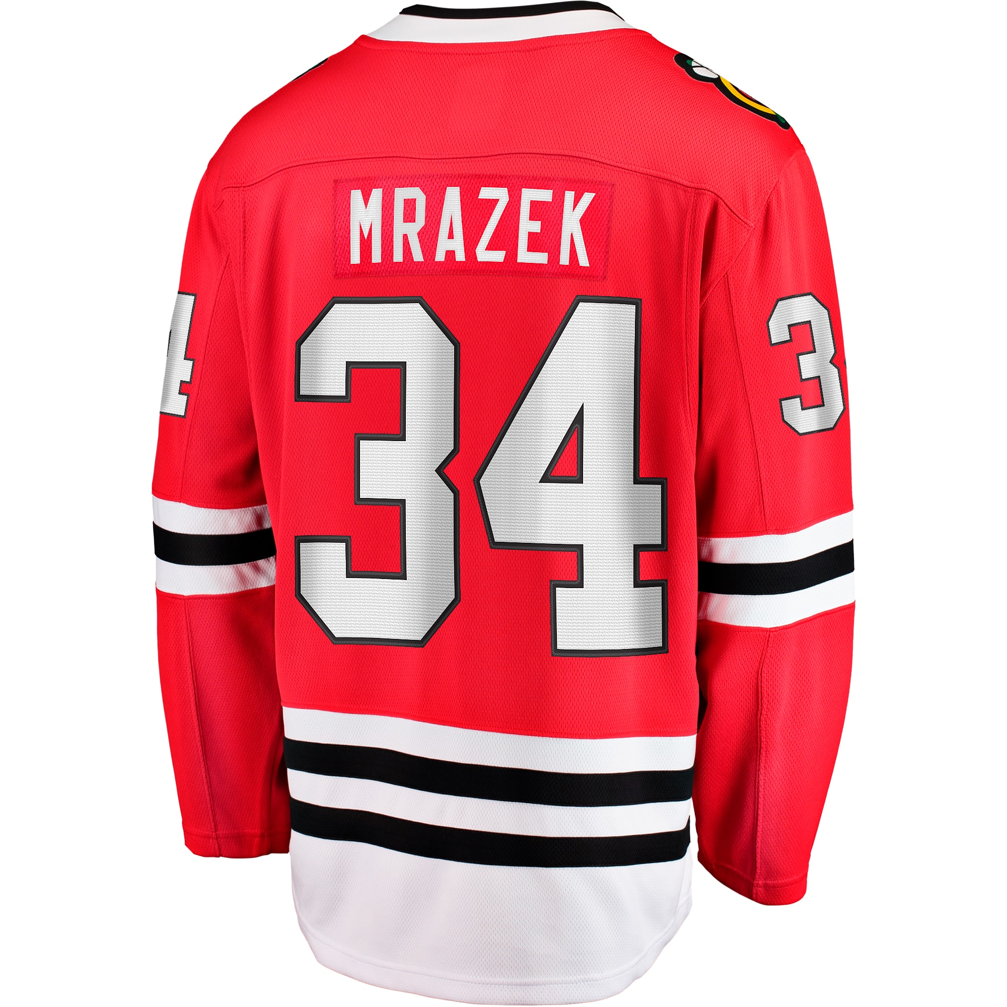 Chicago Blackhawks Petr Mrazek Red Home Breakaway NHL Jersey Men's