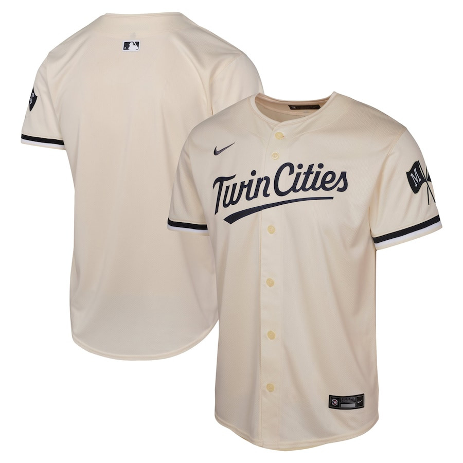 Minnesota Twins Alternate Limited Cream MLB Jersey Youth