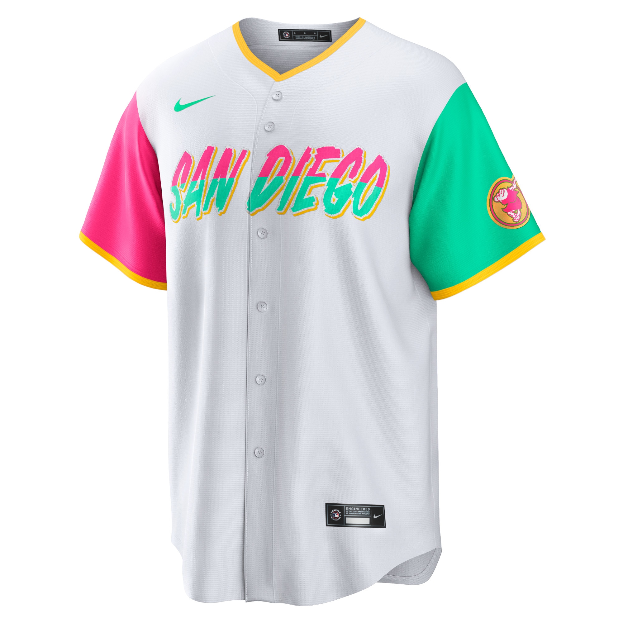 San Diego Padres White City Connect Team MLB Jersey Men's