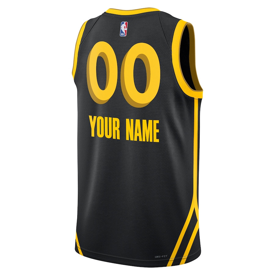 Golden State Warriors 2023/24 Swingman Custom City Edition Black NBA Jersey Men's