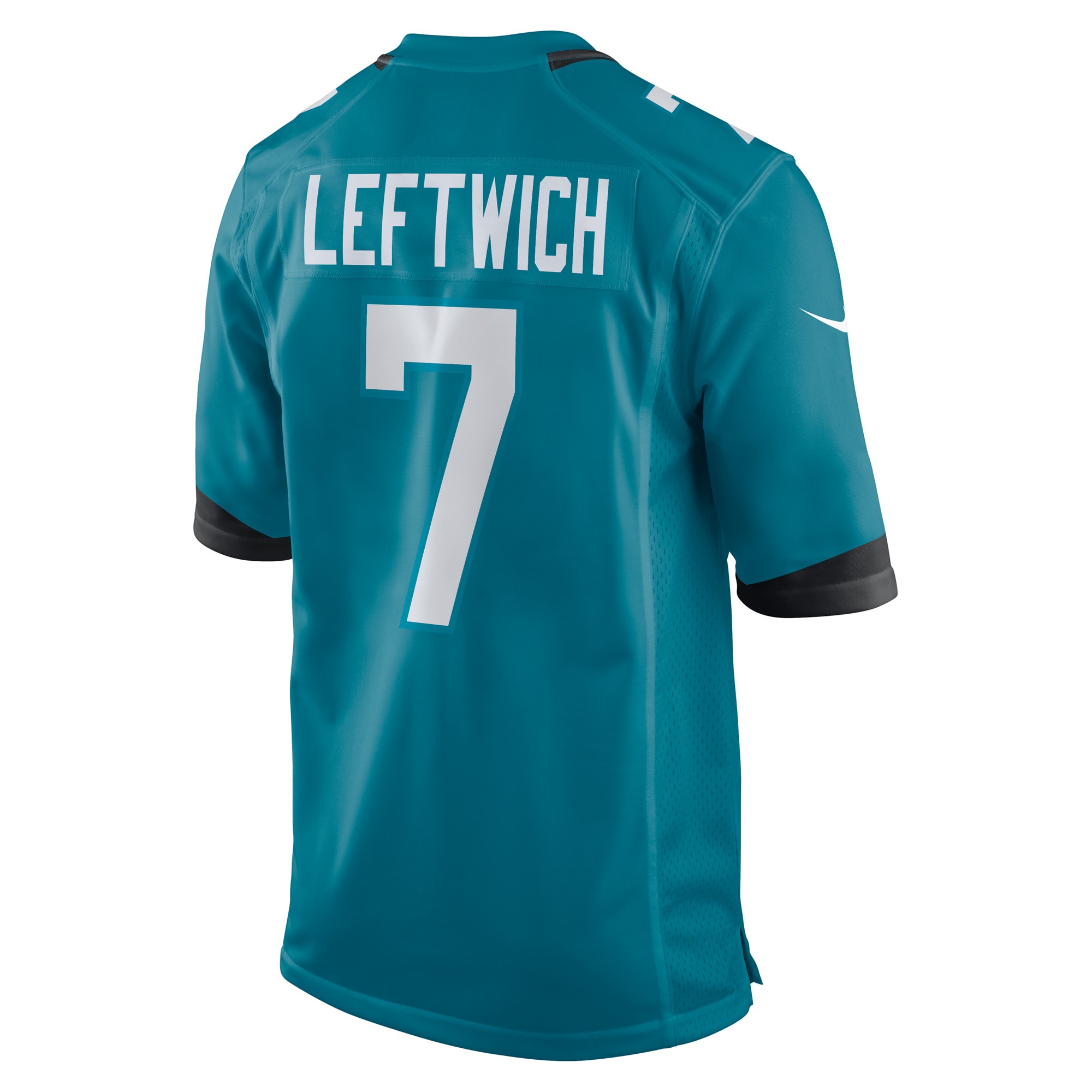 Jacksonville Jaguars Byron Leftwich Teal Retired Player Game NFL Jersey Men's