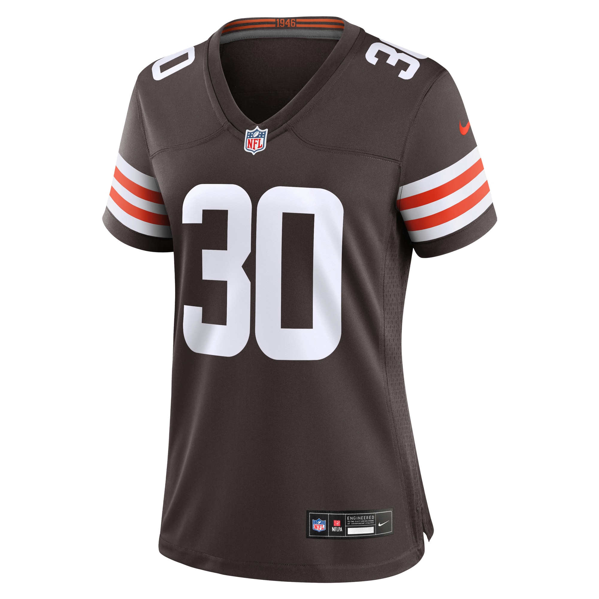 Cleveland Browns Devin Bush Brown Game NFL Jersey Women's