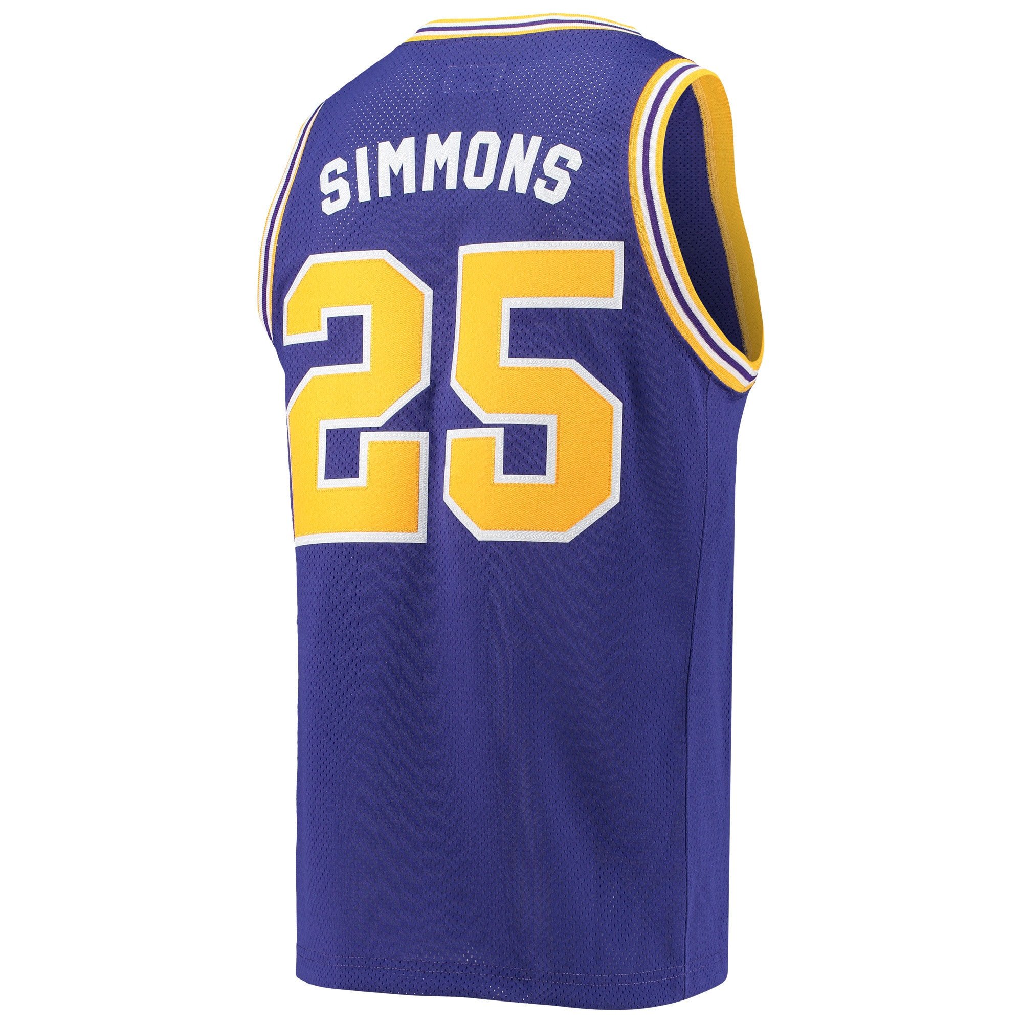 Ben Simmons #25 LSU Tigers Retro Classic Purple NCAA Jersey Men's