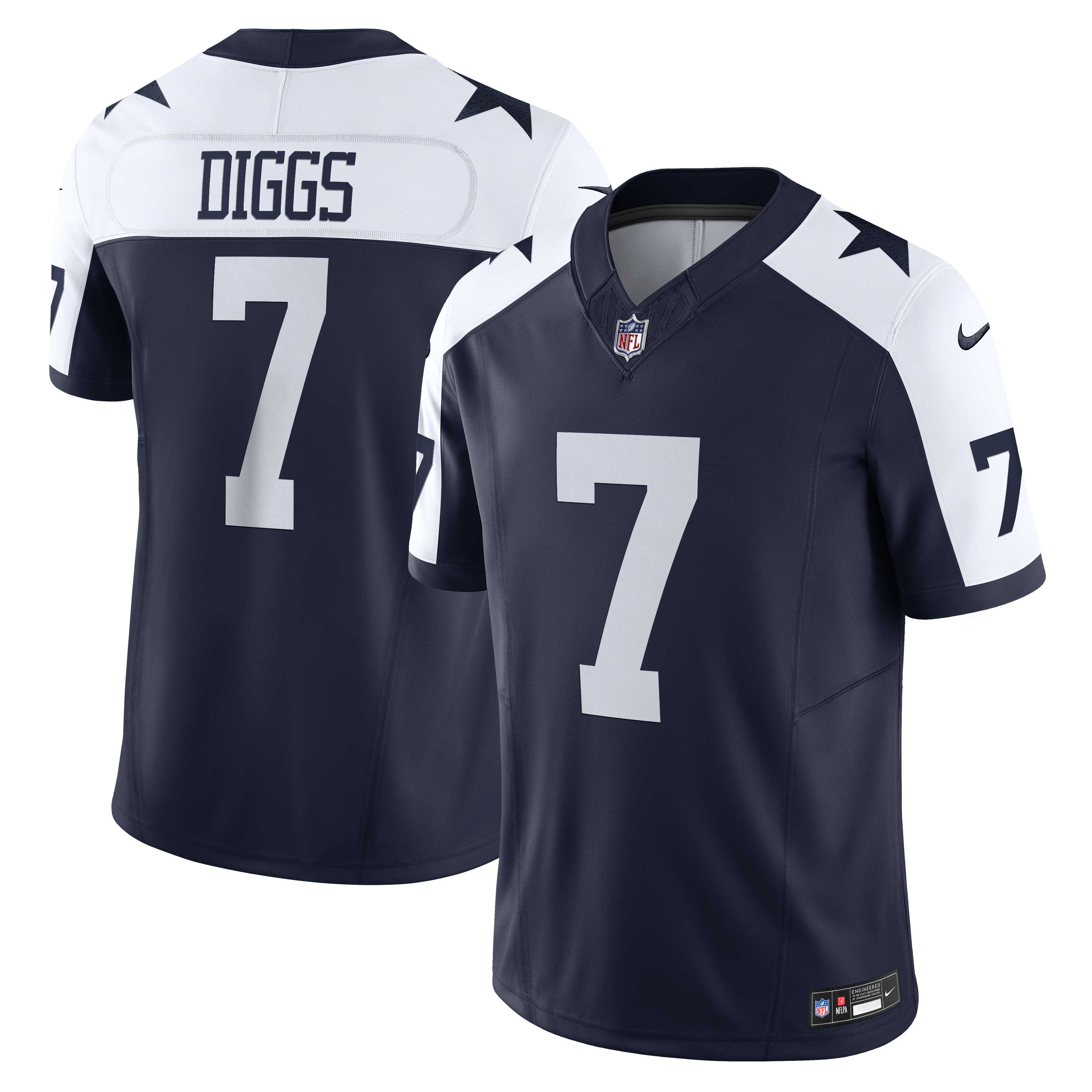 Dallas Cowboys Trevon Diggs Navy Vapor F.U.S.E. Limited NFL Jersey Men's