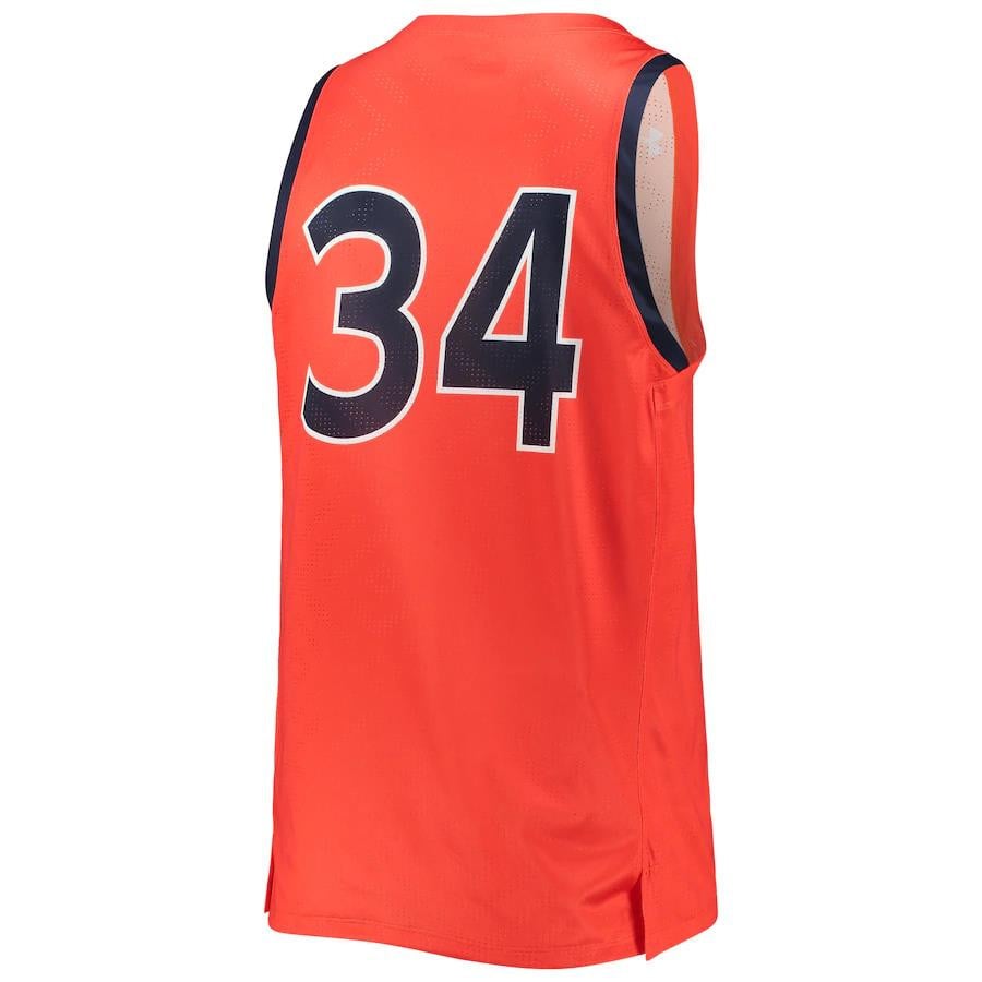 Auburn Tigers Under Armour Alternate Orange #34 NCAA Jersey Men's