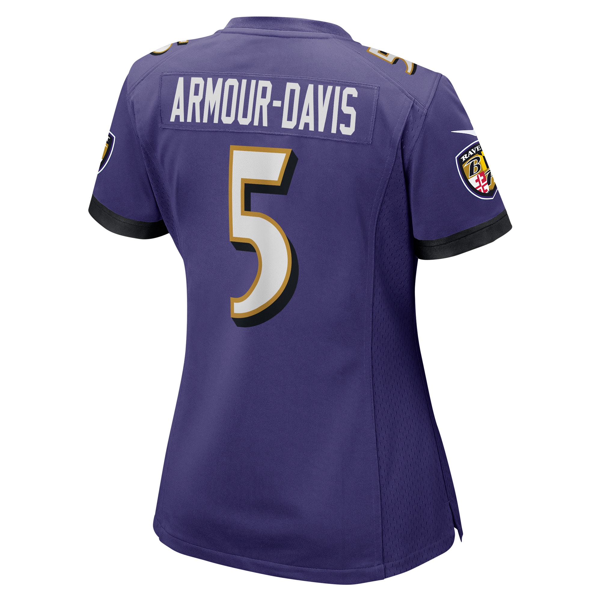 Baltimore Ravens Jalyn Armour-Davis Purple Game Player NFL Jersey Women's