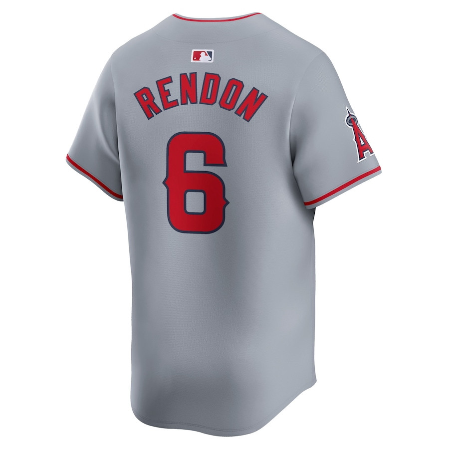 Anthony Rendon 6 Los Angeles Angels Away Limited Gray MLB Jersey Men's