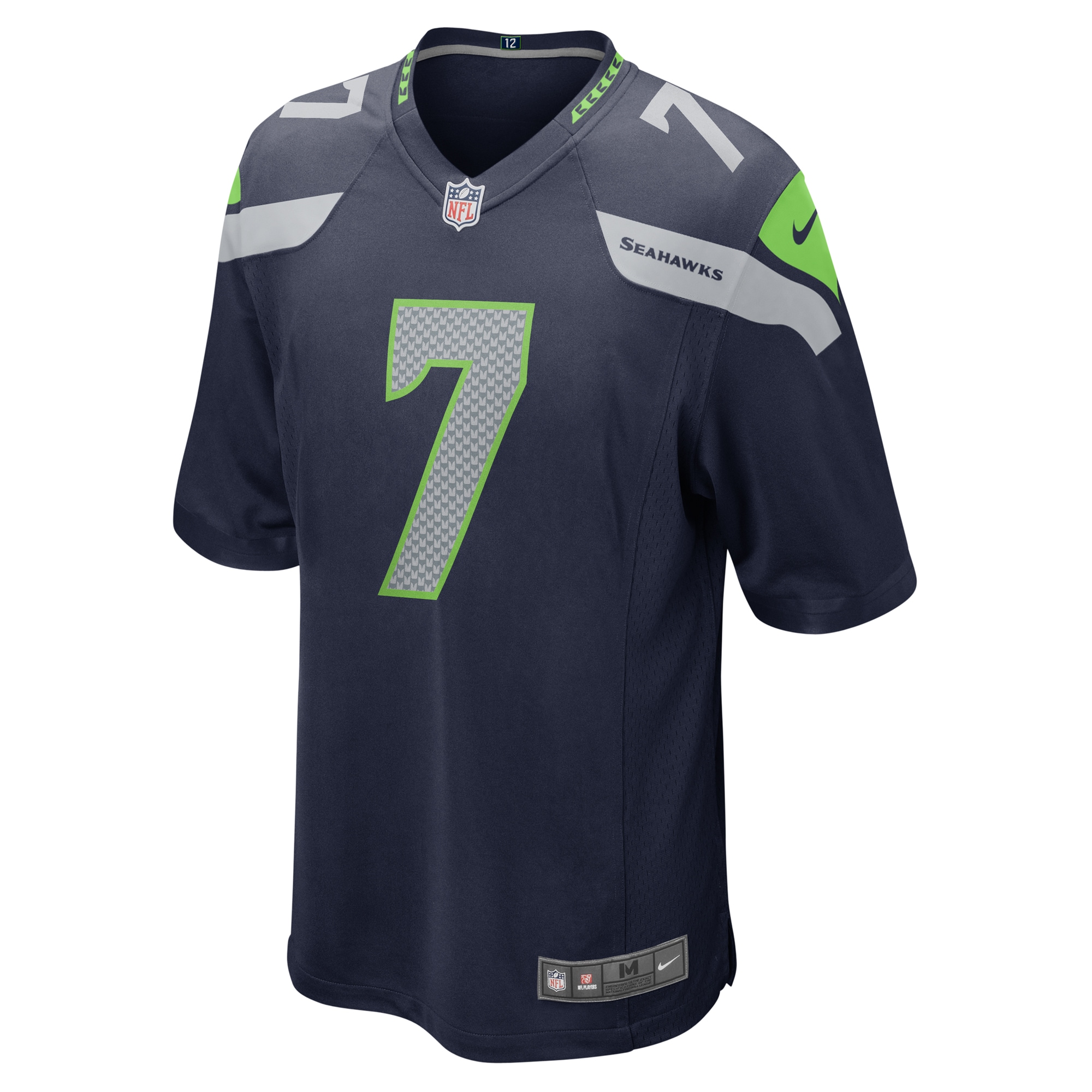 Seattle Seahawks Geno Smith College Navy Game NFL Jersey Men's