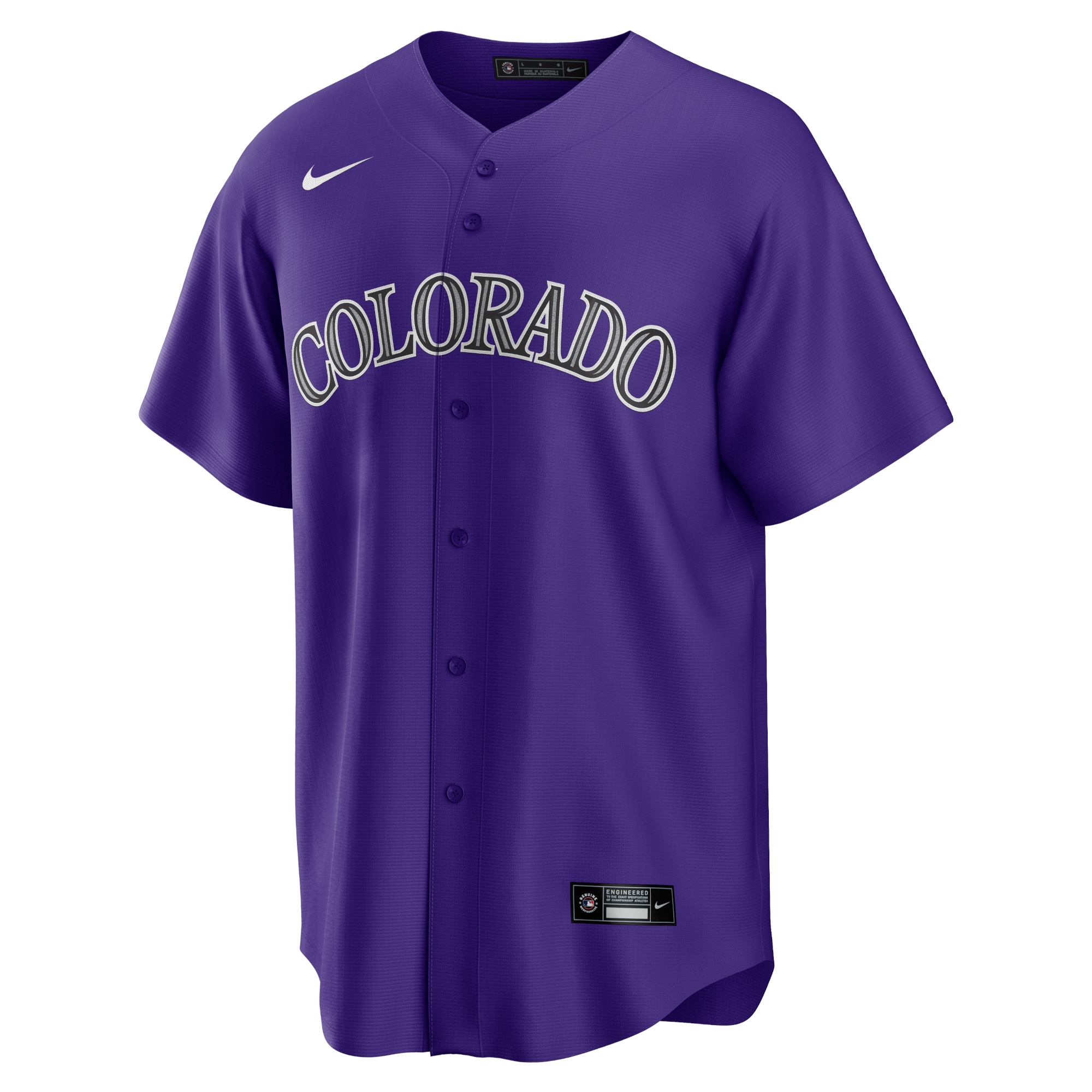 Colorado Rockies Charlie Blackmon Purple Alternate Player Name MLB Jersey Men's