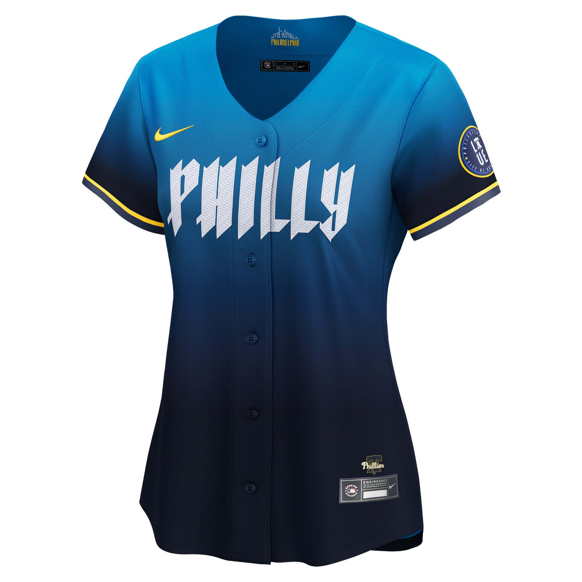 Philadelphia Phillies Blue 2024 City Connect Limited MLB Jersey Women's