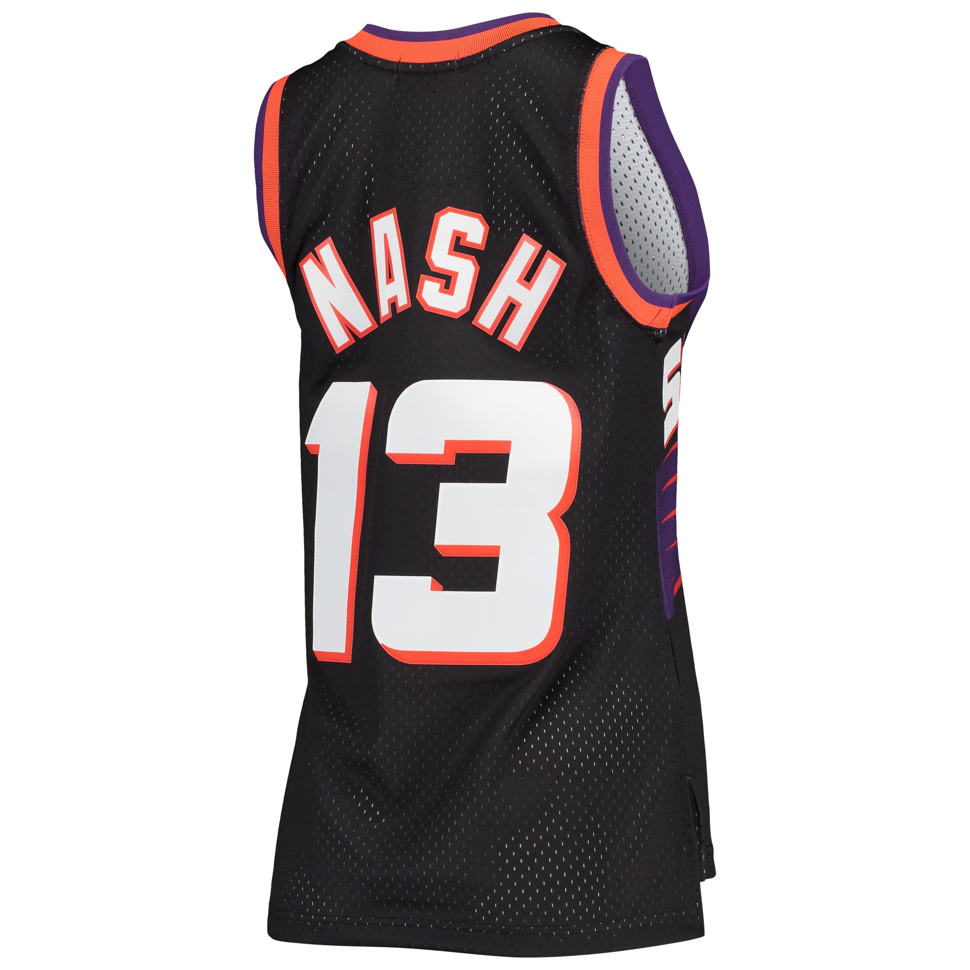 Mitchell Ness Steve Nash Black Phoenix Suns Hardwood Classics Swingman NBA Jersey Women's